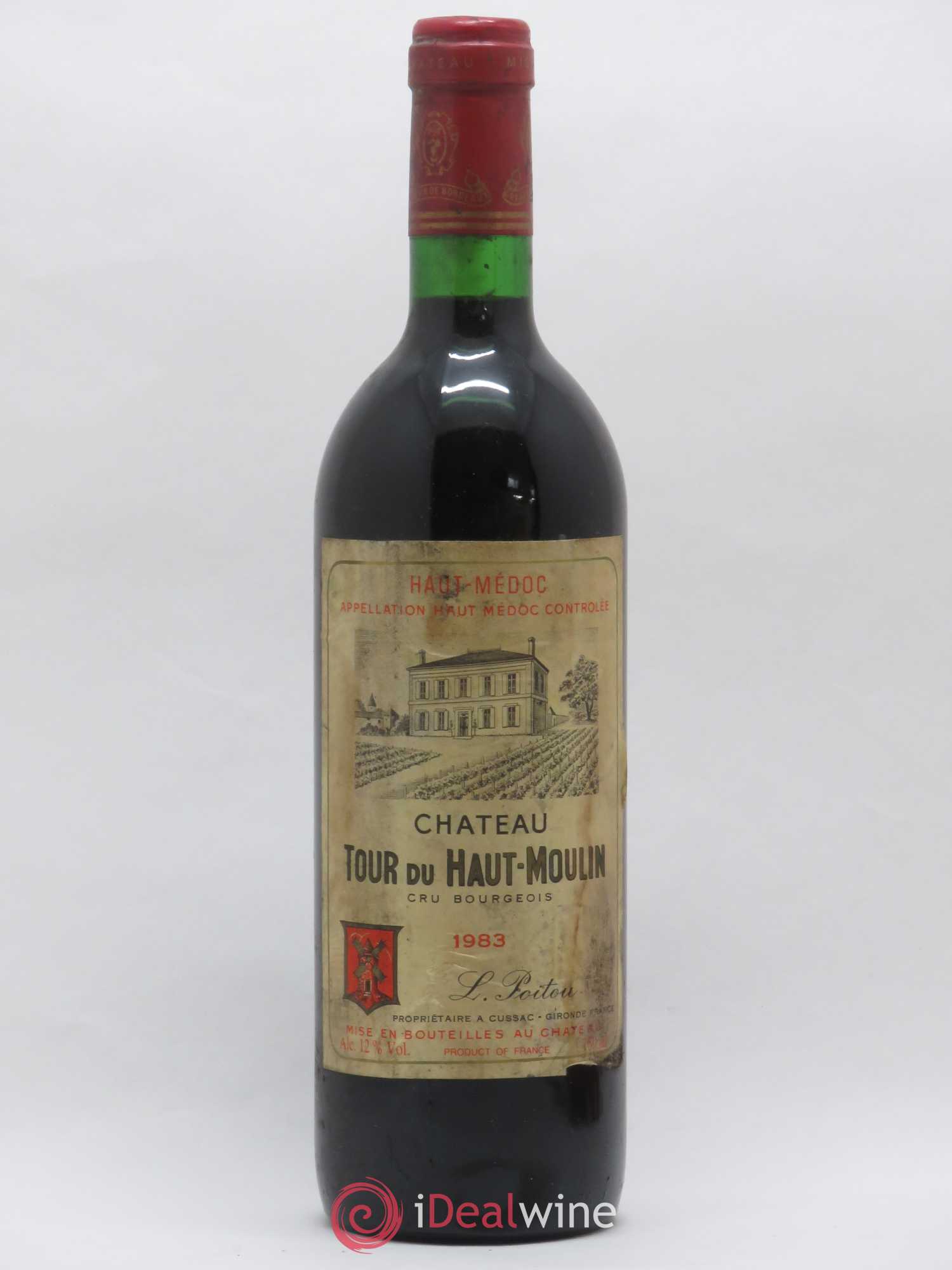Château Tour du Haut Moulin Cru Bourgeois 1983 - Lot de 1 bouteille - 0