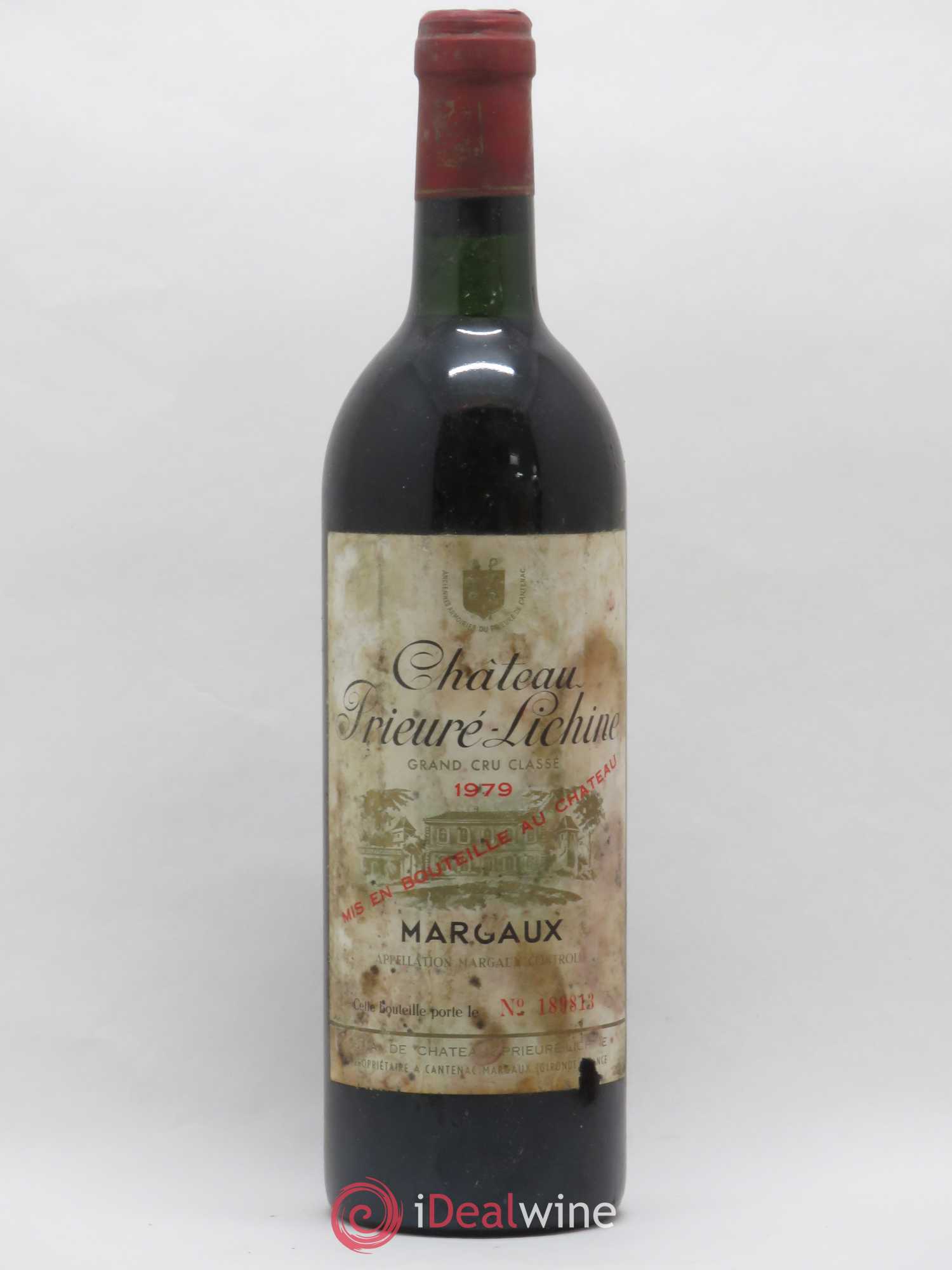 Château Prieuré Lichine 4ème Grand Cru Classé 1979 - Lot de 1 bouteille - 0
