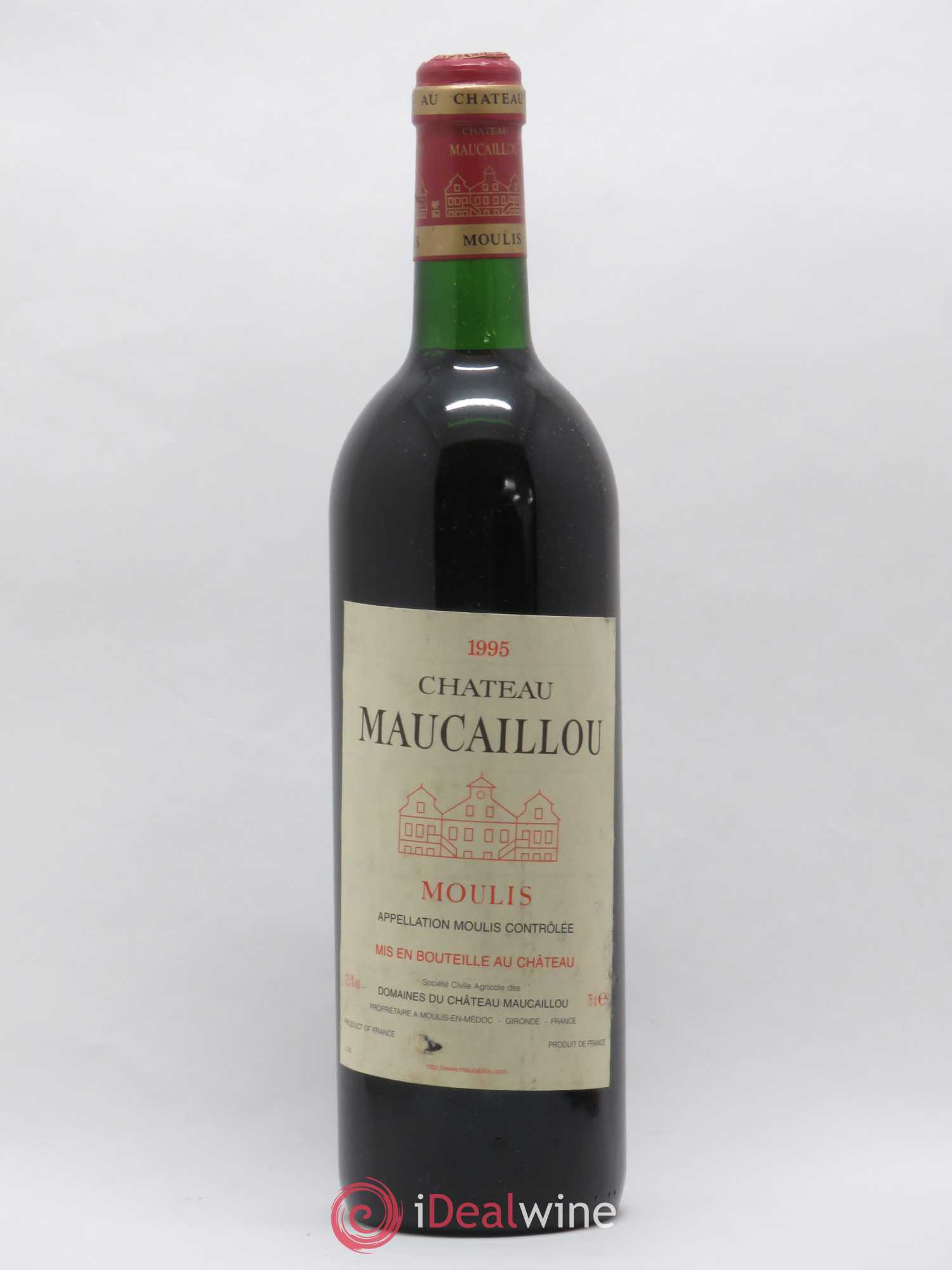 Château Maucaillou 1995 - Lot de 1 bouteille - 0