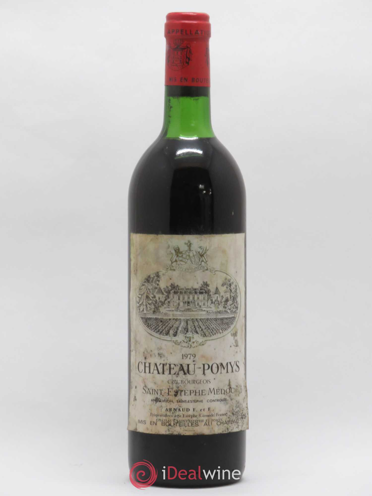 Château Pomys Cru Bourgeois 1979 - Lot de 1 bouteille - 0