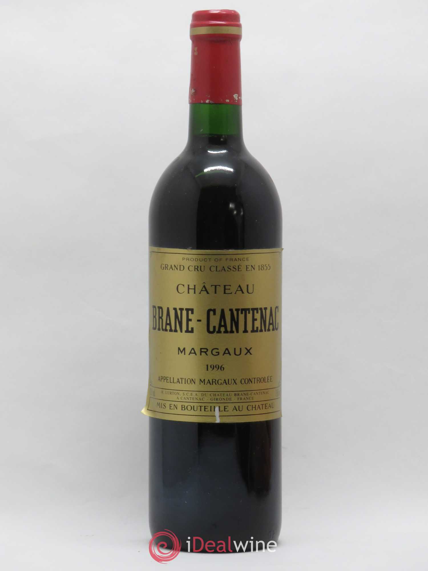 Château Brane Cantenac 2ème Grand Cru Classé 1996 - Lot de 1 bouteille - 0