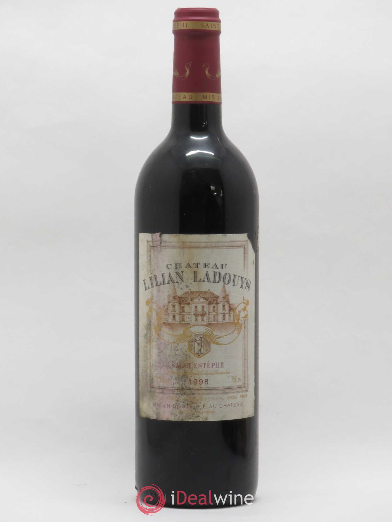 Château Lilian Ladouys Cru Bourgeois 1998 - Lot de 1 bouteille - 0