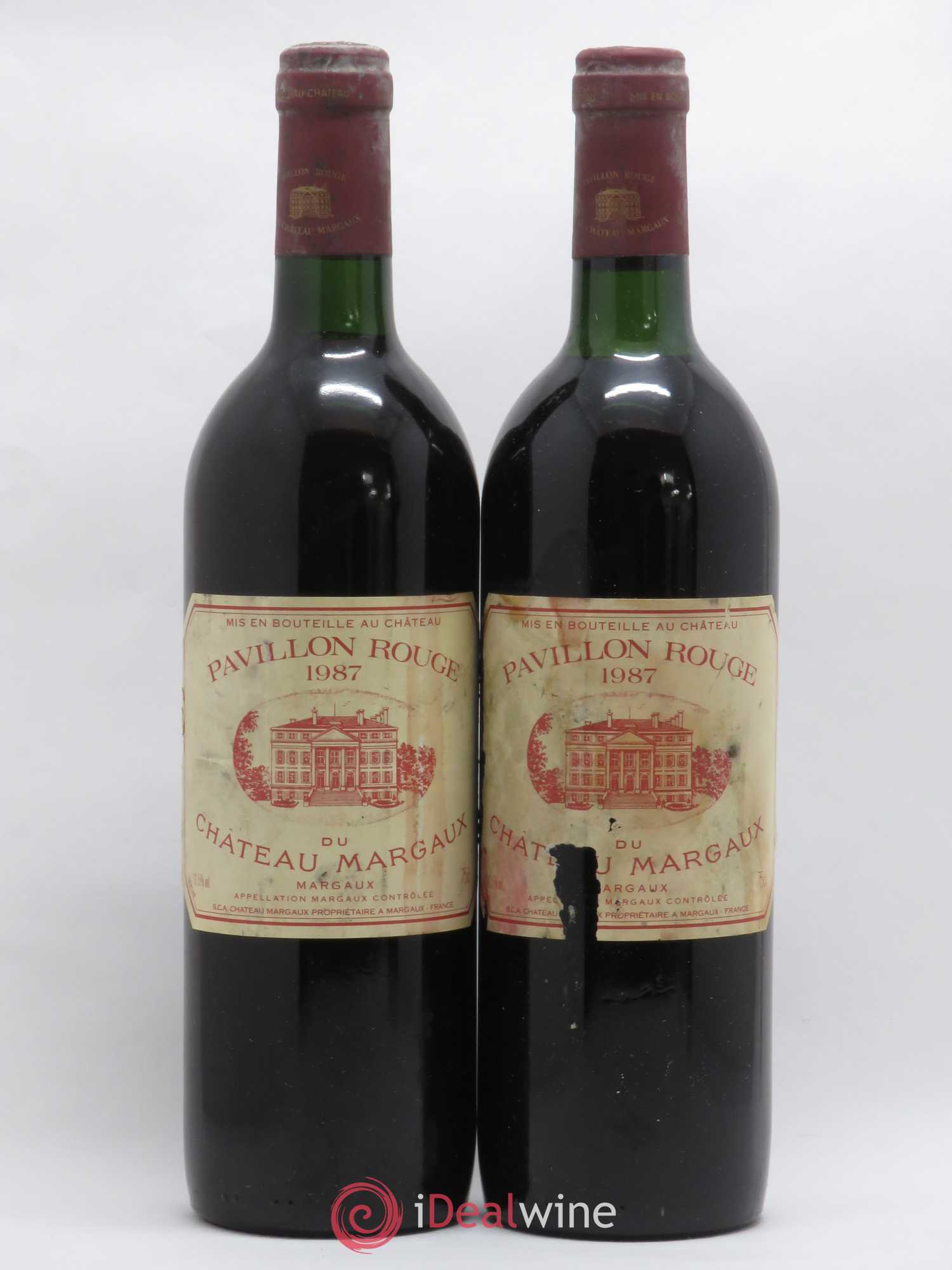 Pavillon Rouge du Château Margaux Second Vin 1987 - Lot de 2 bouteilles - 0