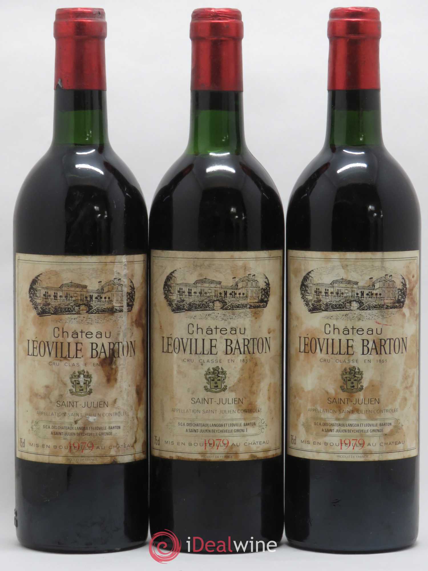 Château Léoville Barton 2ème Grand Cru Classé 1979 - Lot de 6 bouteilles - 1
