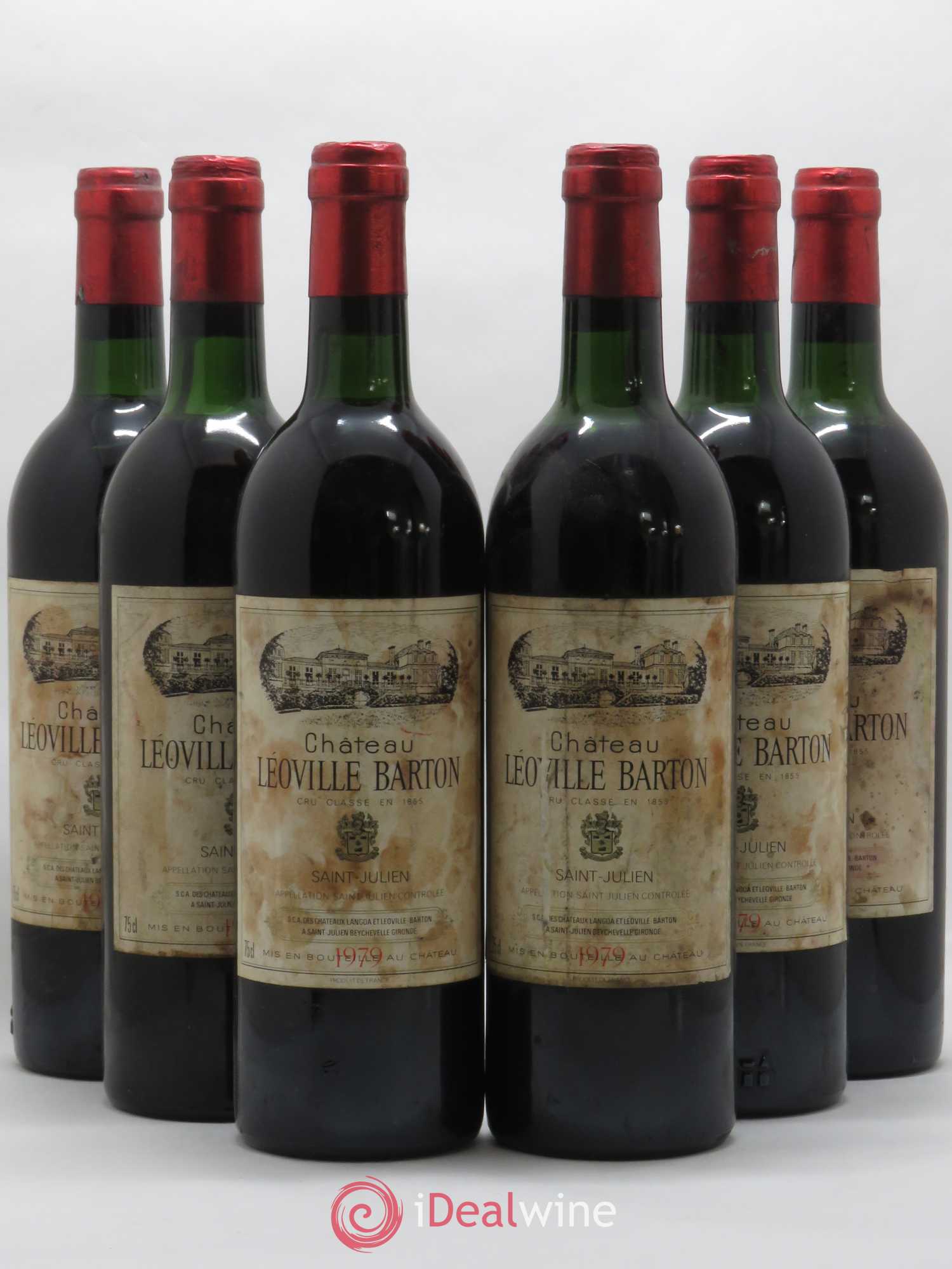 Château Léoville Barton 2ème Grand Cru Classé 1979 - Lot de 6 bouteilles - 0