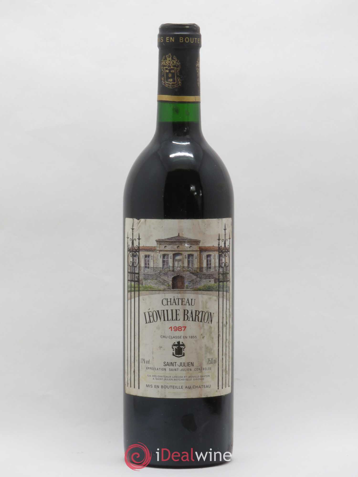 Château Léoville Barton 2ème Grand Cru Classé 1987 - Lot de 1 bouteille - 0