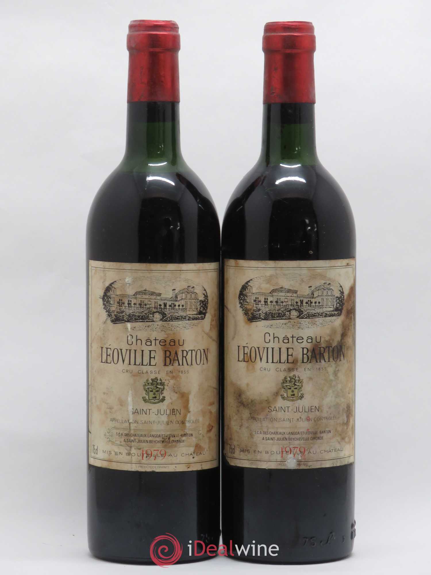 Château Léoville Barton 2ème Grand Cru Classé 1979 - Lot de 2 bouteilles - 0