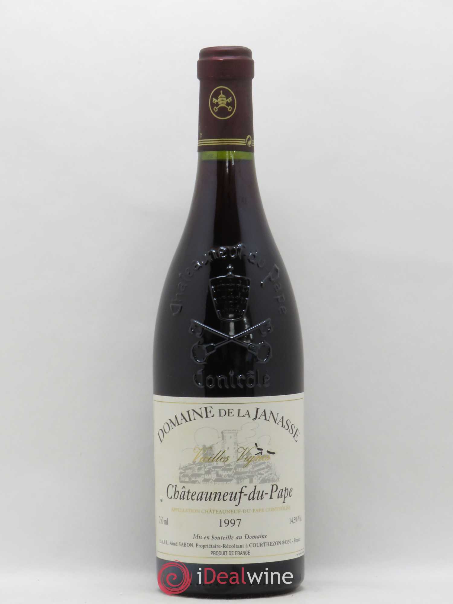 Châteauneuf-du-Pape Cuvée Vieilles Vignes La Janasse (Domaine de) 1997 - Lot de 1 bouteille - 0