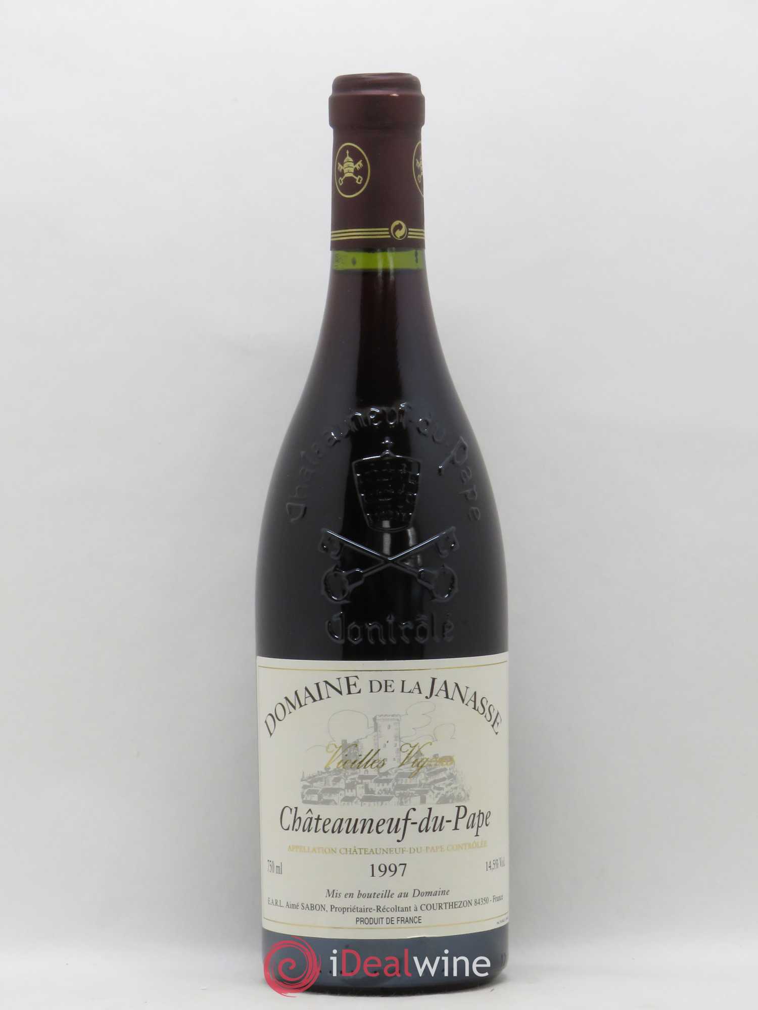 Châteauneuf-du-Pape Cuvée Vieilles Vignes La Janasse (Domaine de) 1997 - Lot de 1 bouteille - 0
