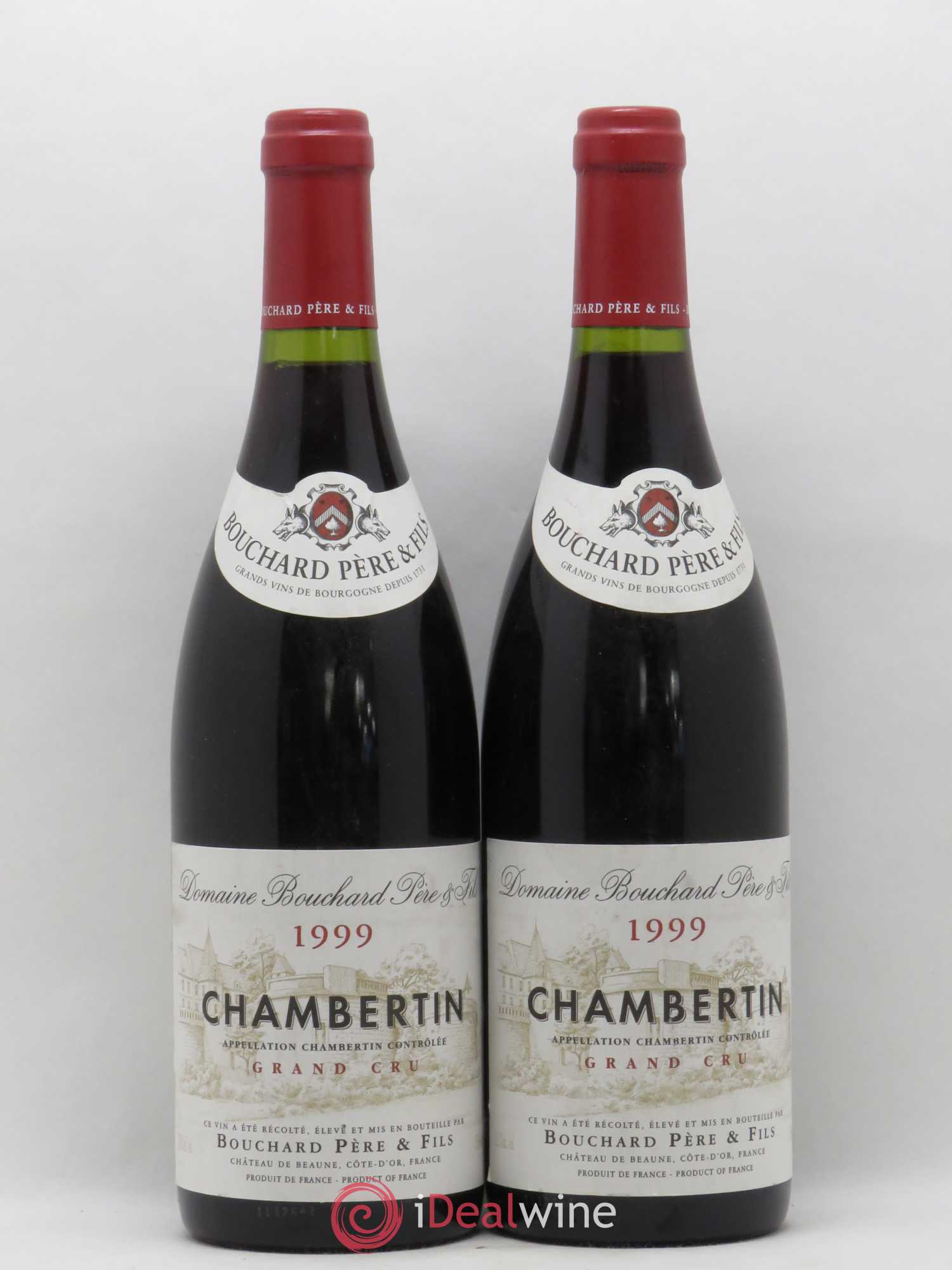 Chambertin Grand Cru Bouchard Père & Fils 1999 - Lot de 2 bouteilles - 0