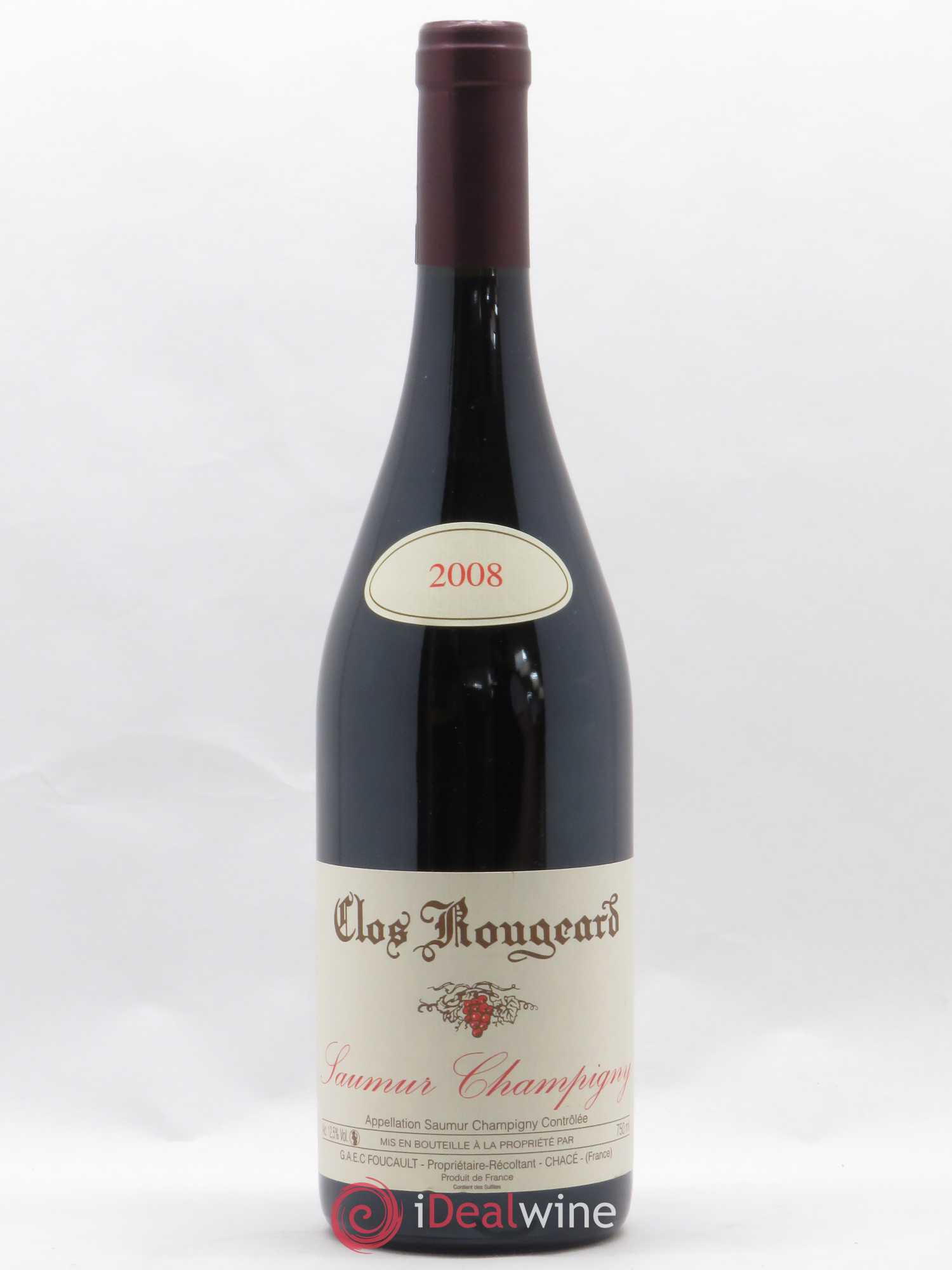 Saumur-Champigny Clos Rougeard 2008 - Lot de 1 bouteille - 0