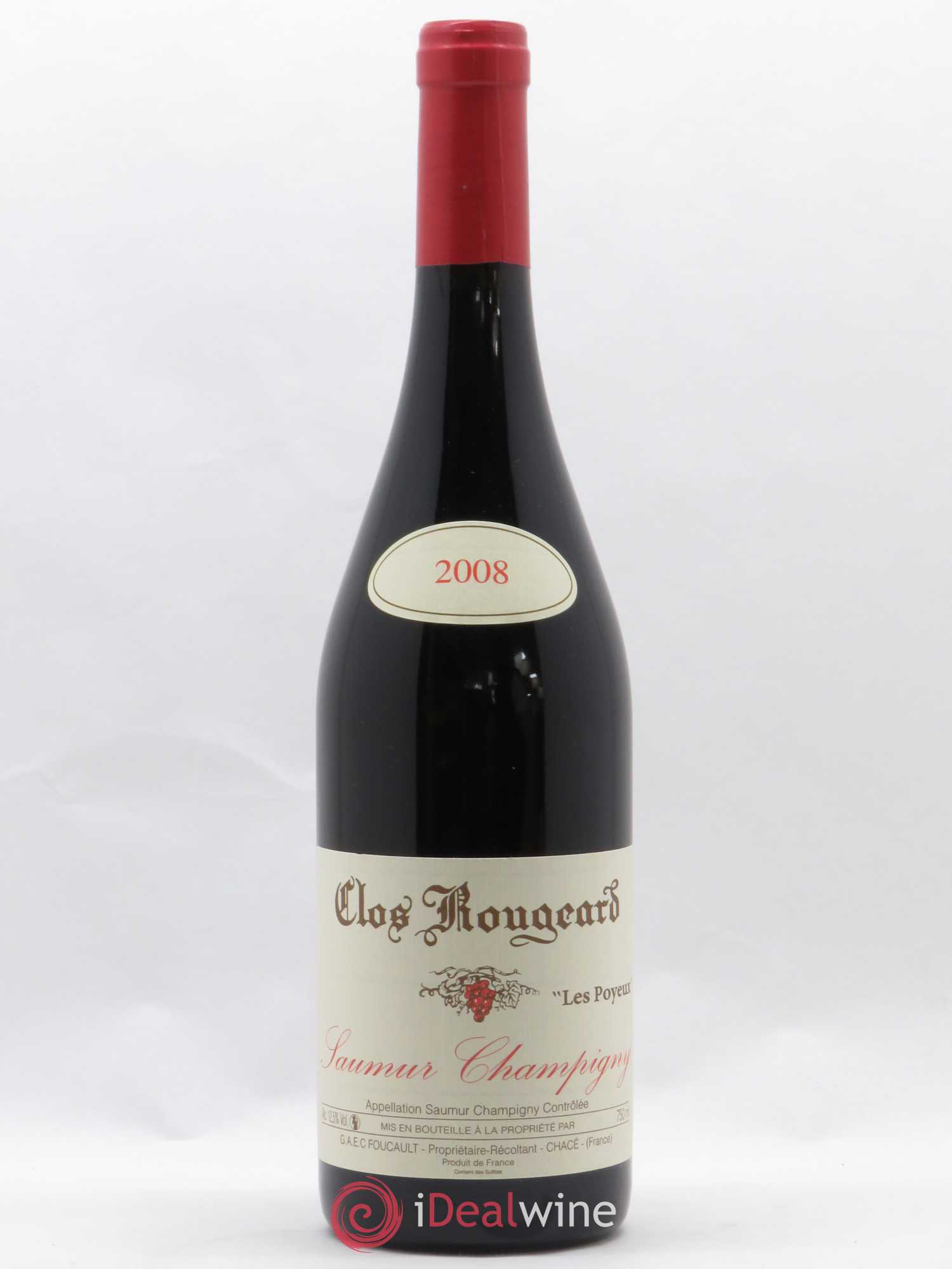 Saumur-Champigny Les Poyeux Clos Rougeard 2008 - Lot de 1 bouteille - 0