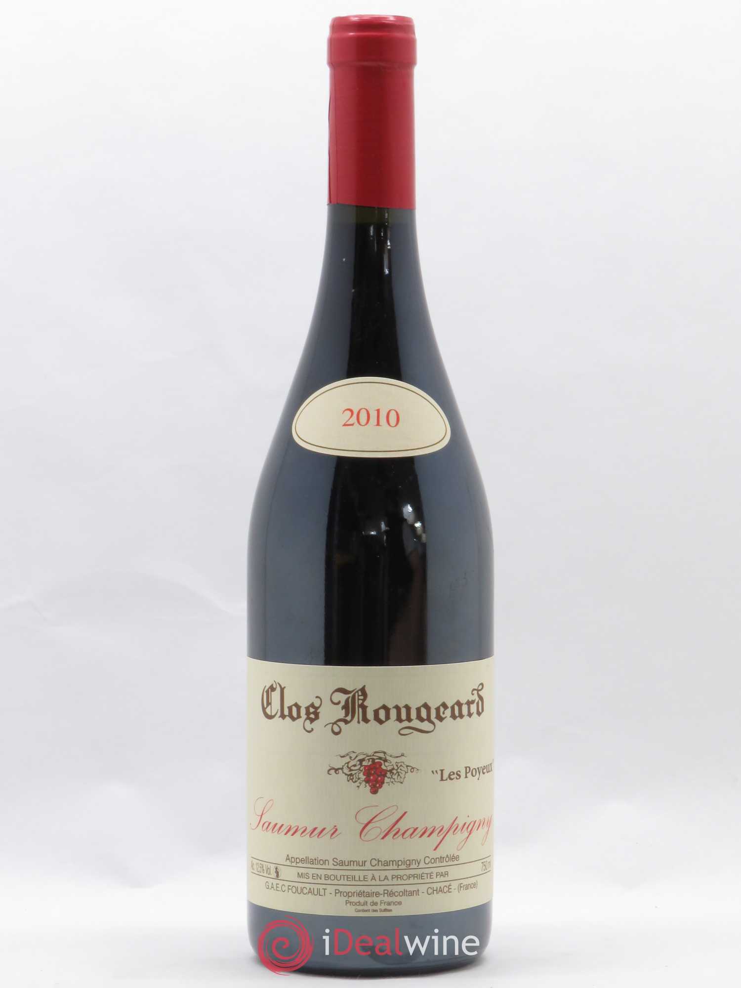 Saumur-Champigny Les Poyeux Clos Rougeard 2010 - Lot de 1 bouteille - 0