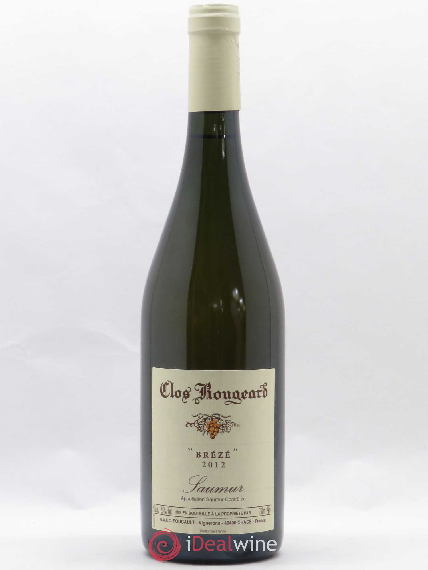 Saumur Brézé Clos Rougeard 2012 - Lot de 1 bouteille - 0