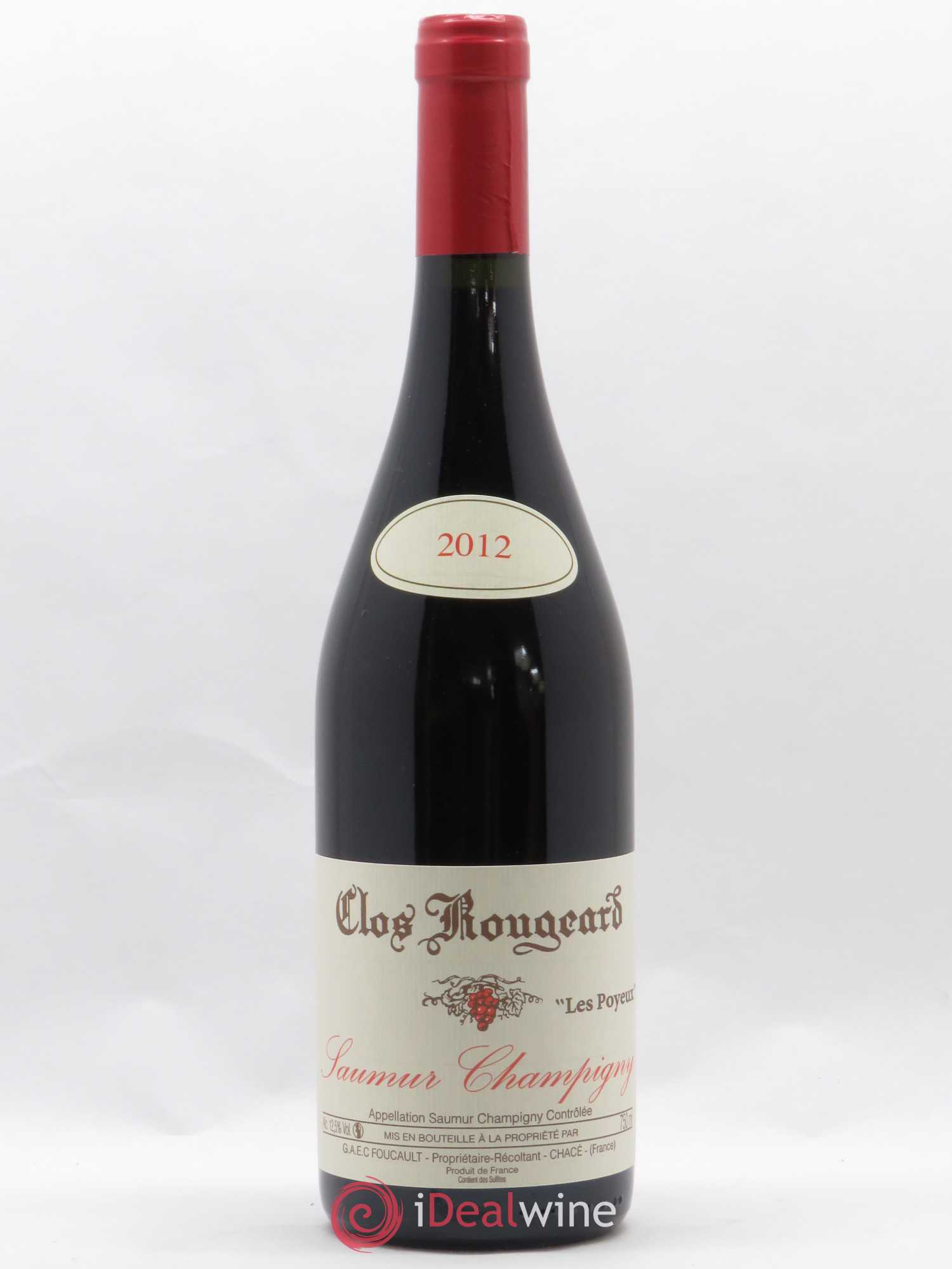 Saumur-Champigny Les Poyeux Clos Rougeard 2012 - Lot de 1 bouteille - 0