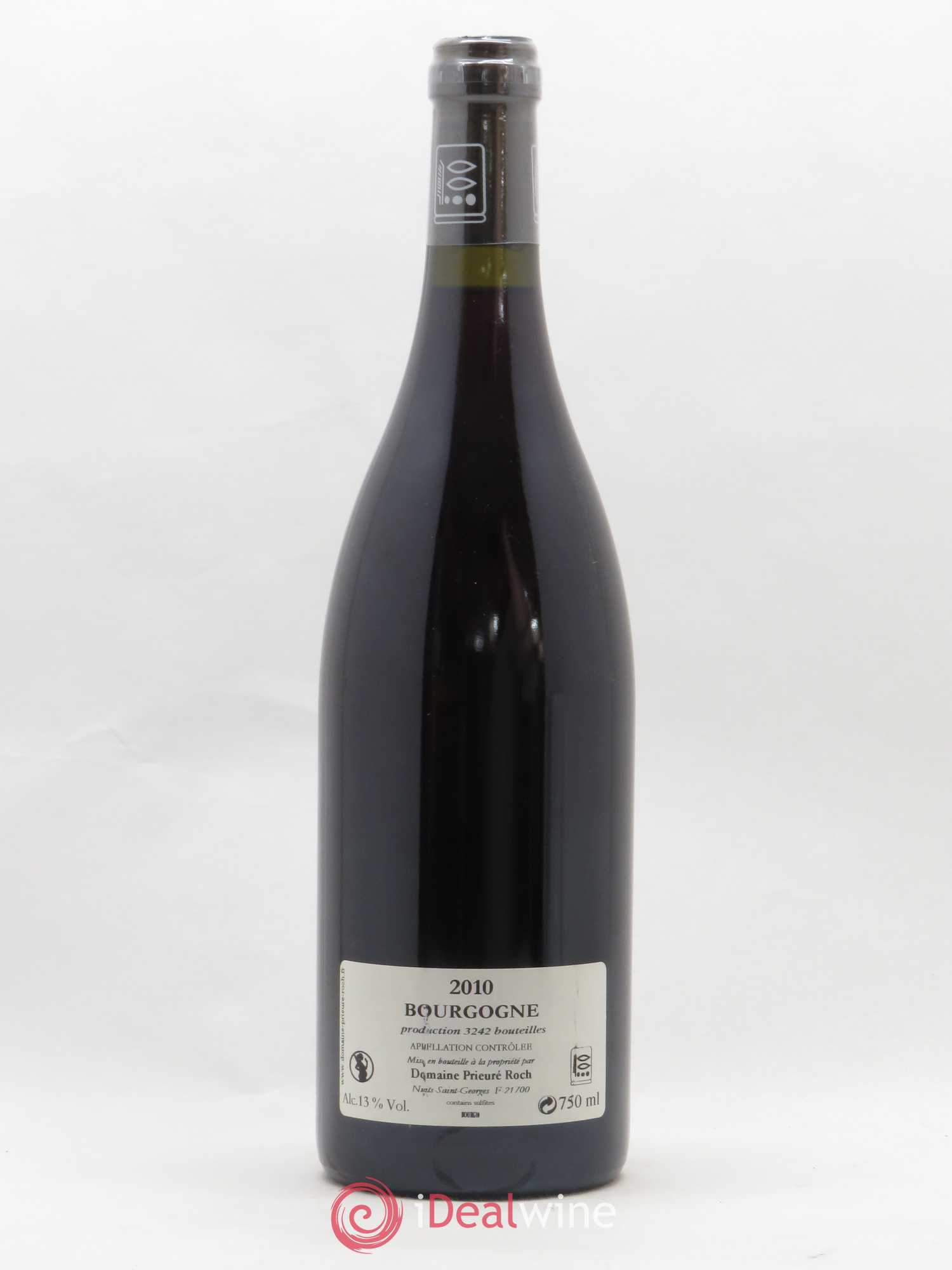 Bourgogne Pinoterie Prieuré Roch 2010 - Lot de 1 bouteille - 1