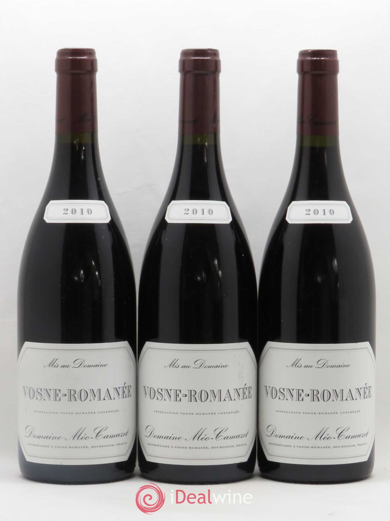 Vosne-Romanée Méo-Camuzet (Domaine) 2010 - Lot de 3 bouteilles - 0