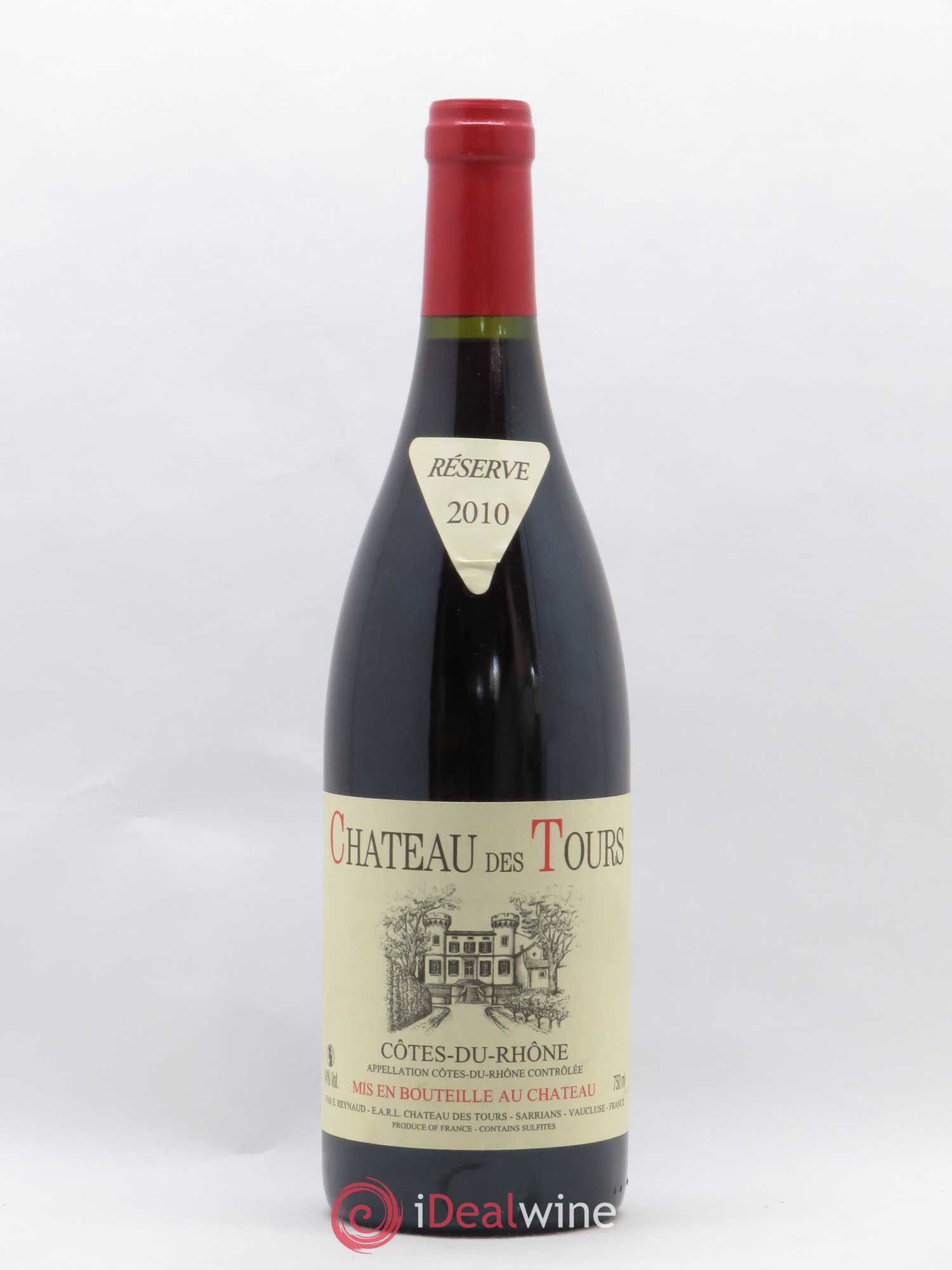 Côtes-du-Rhône Château des Tours Emmanuel Reynaud 2010 - Lot de 1 bouteille - 0
