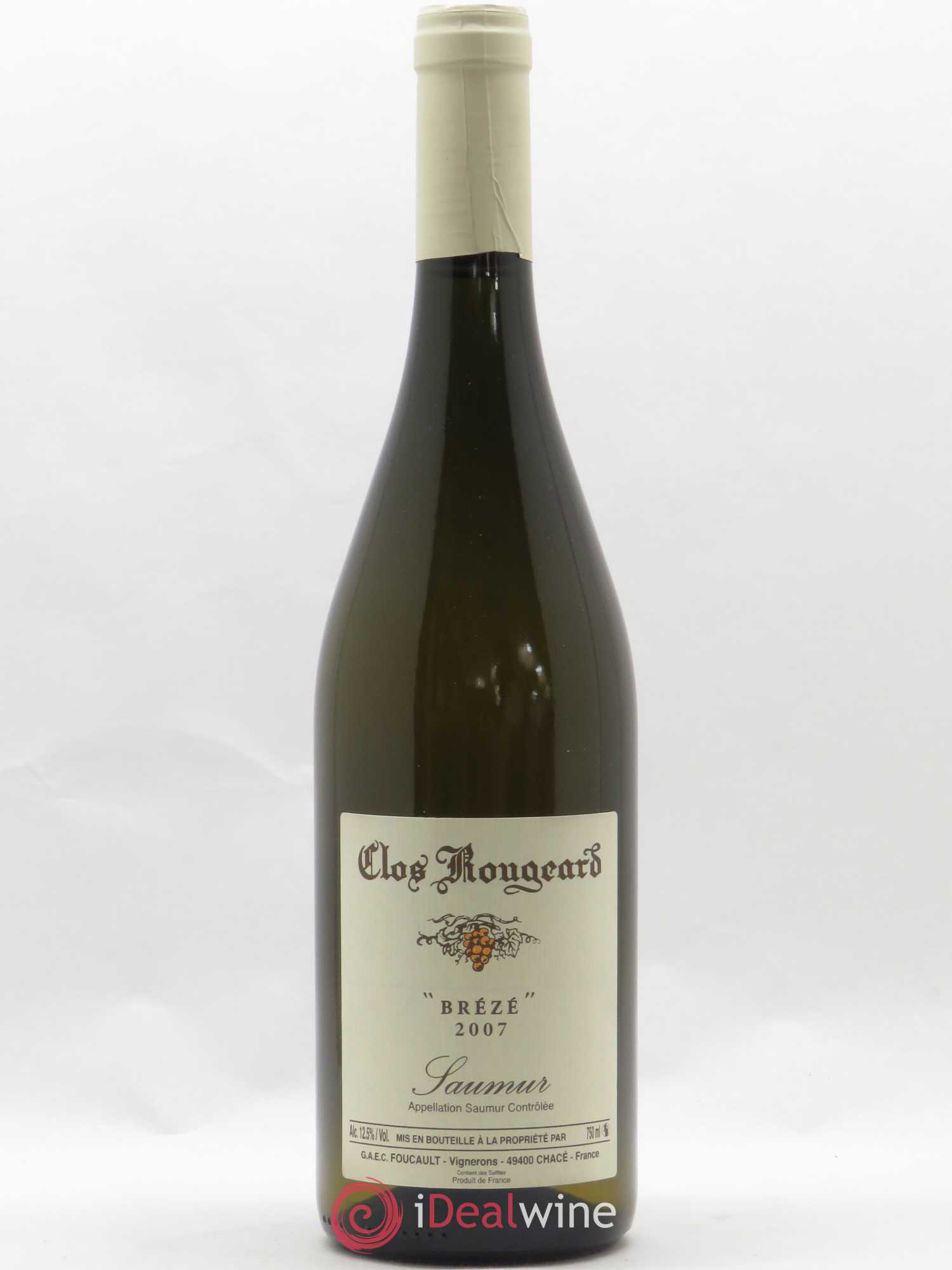 Saumur Brézé Clos Rougeard 2007 - Lot de 1 bouteille - 0