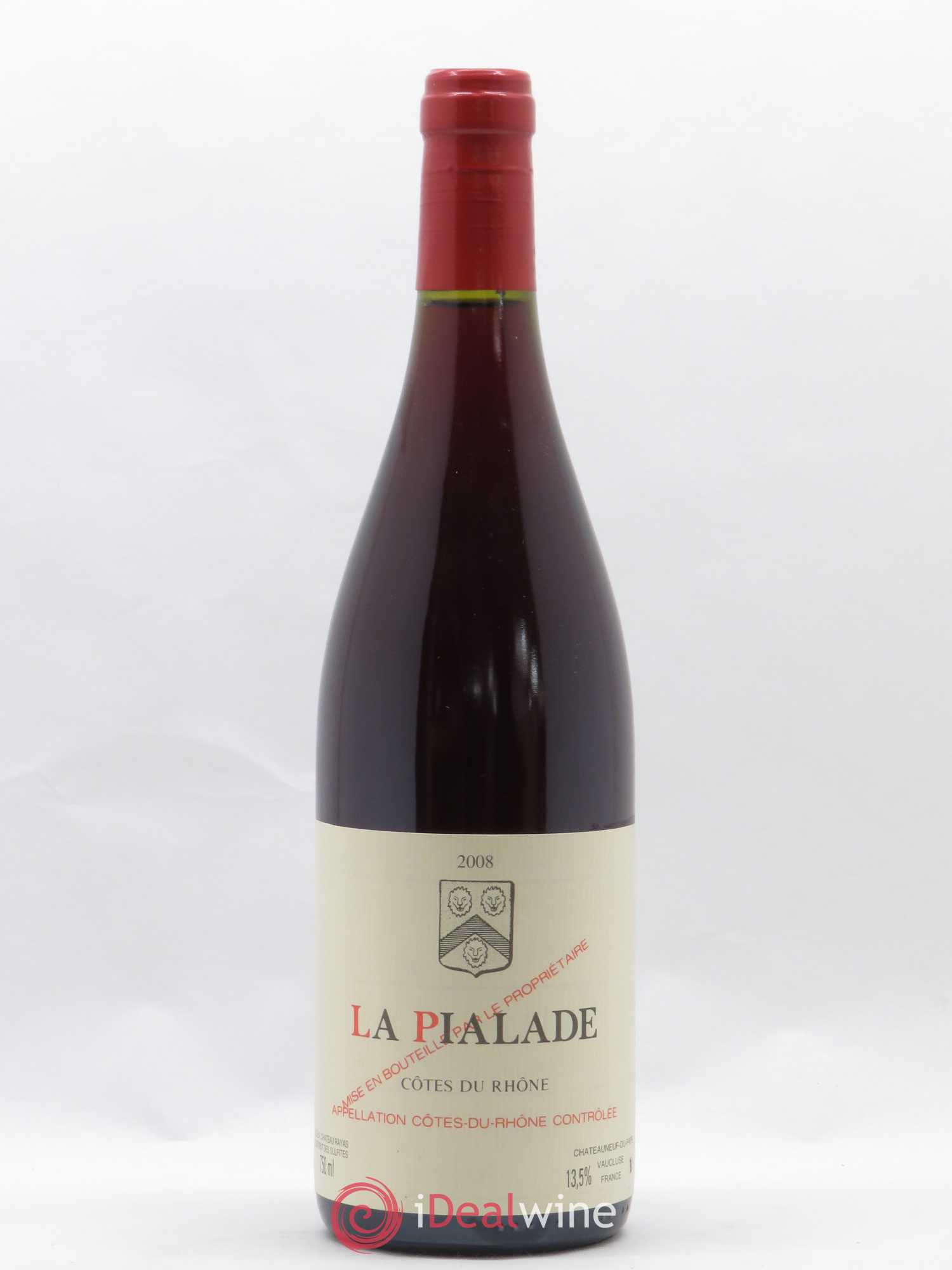 Côtes-du-Rhône La Pialade Emmanuel Reynaud 2008 - Lot de 1 bouteille - 0