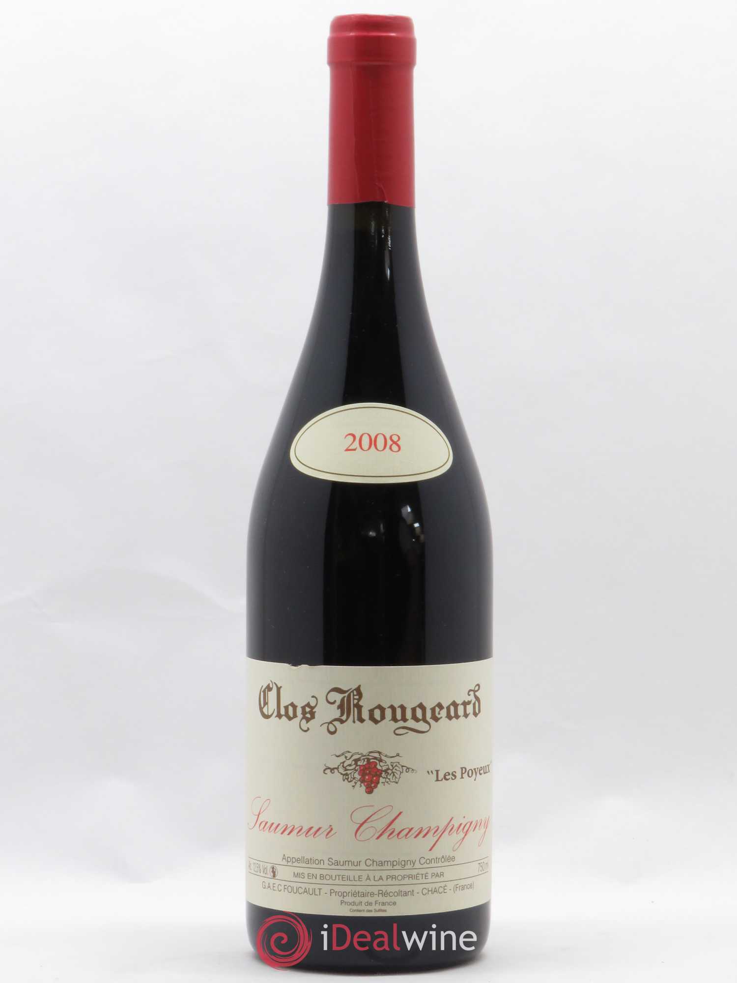 Saumur-Champigny Les Poyeux Clos Rougeard 2008 - Lot de 1 bouteille - 0