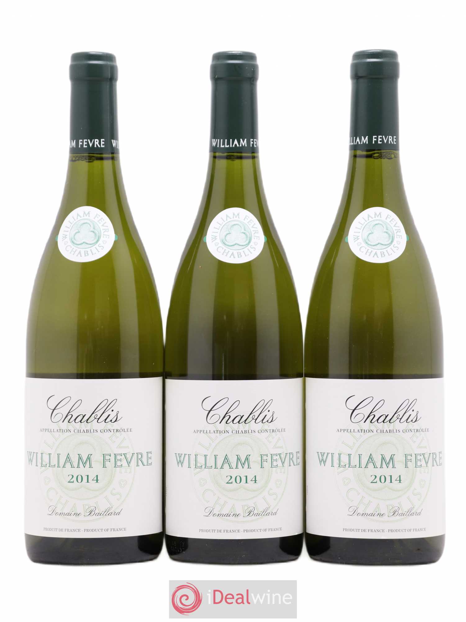 Chablis William Fèvre 2014 - Posten von 3 Flaschen - 0