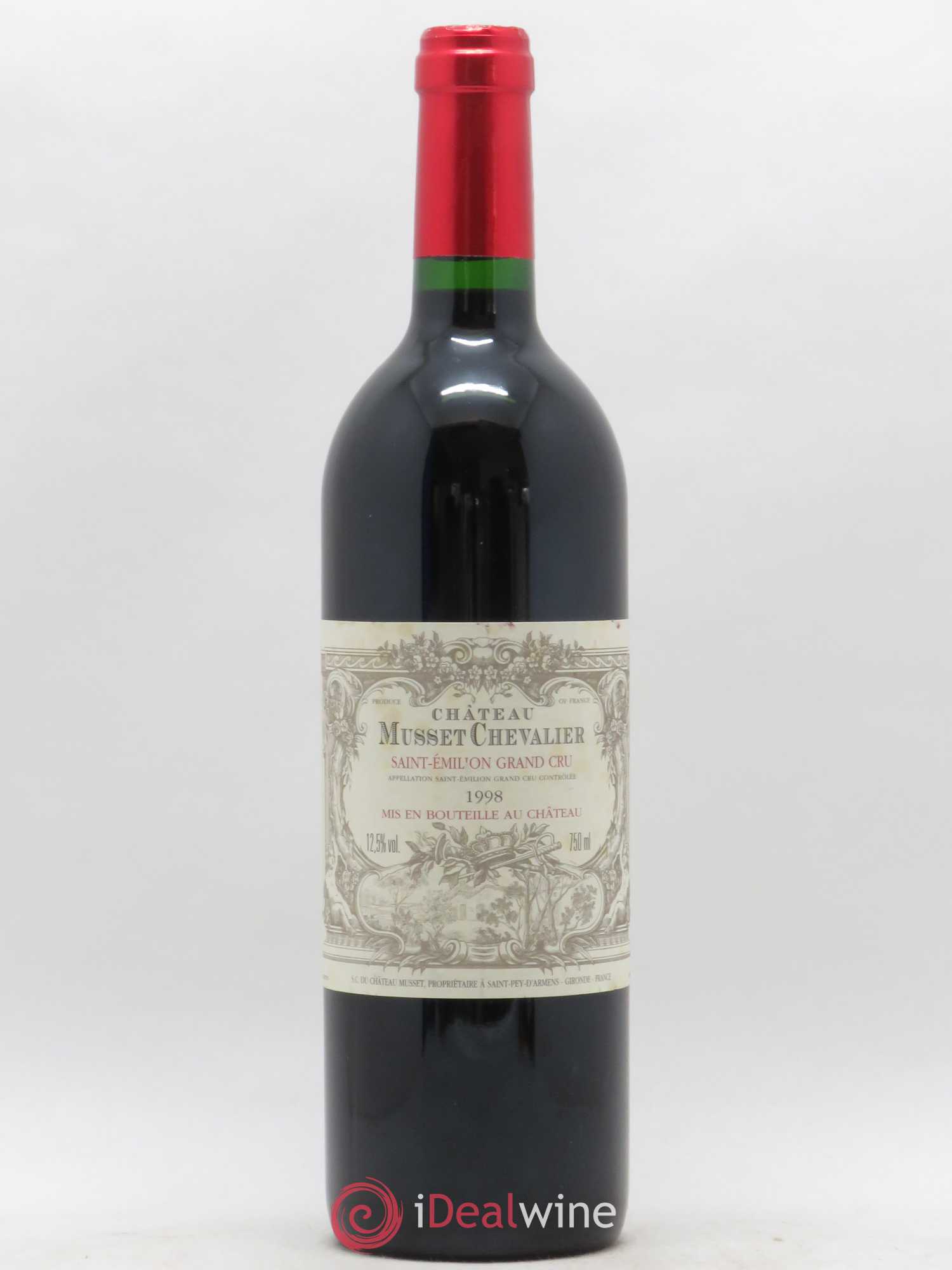 Saint-Émilion Grand Cru Château Musset Chevalier 1998 - Posten von 1 Flasche - 0