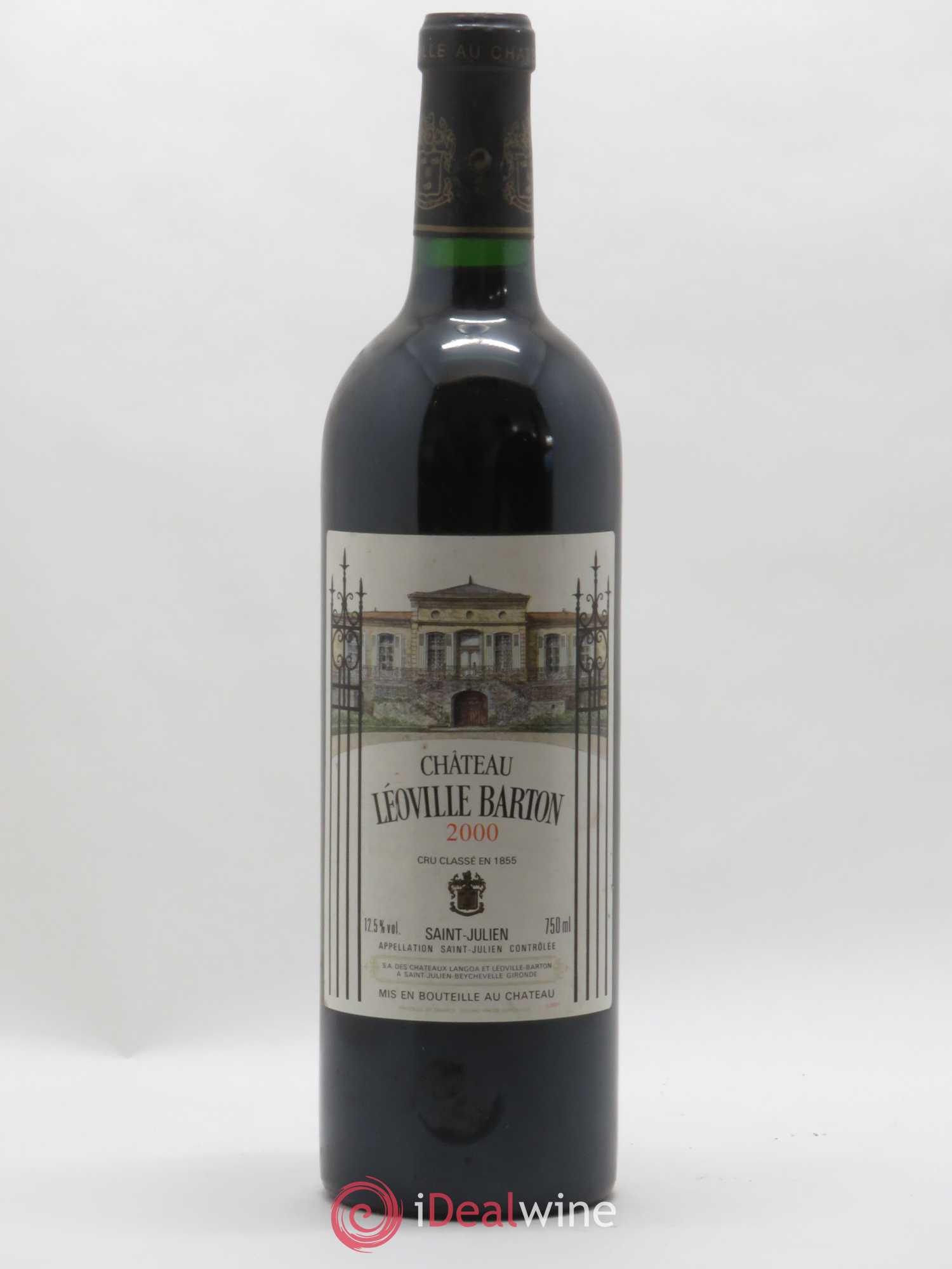 Château Léoville Barton 2ème Grand Cru Classé 2000 - Lot de 1 bouteille - 0