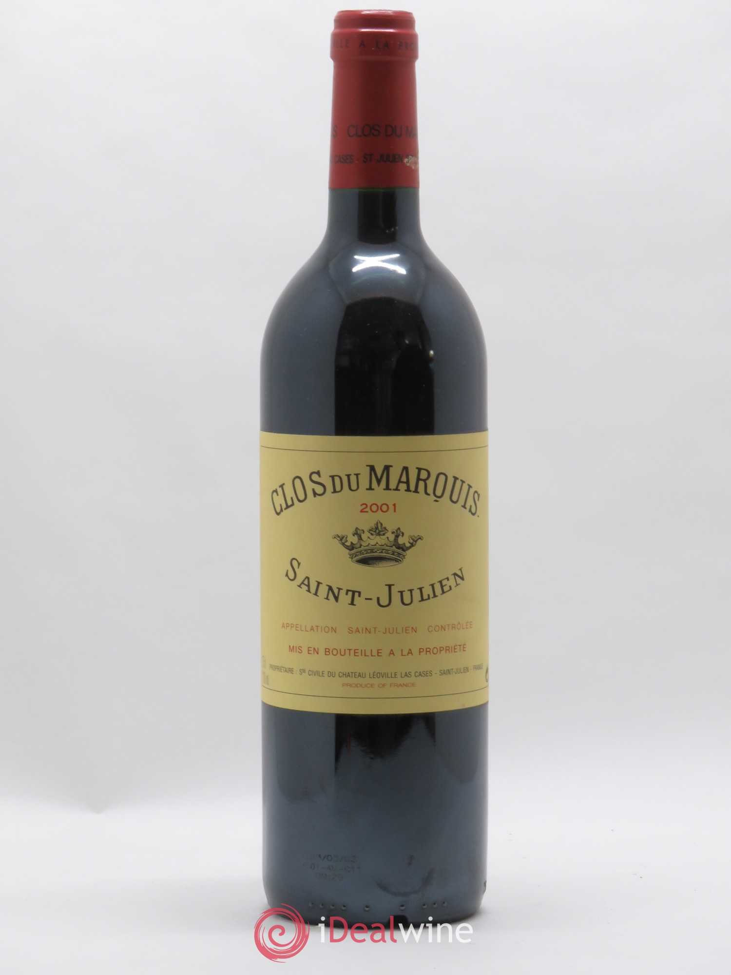 Clos du Marquis 2001 - Lot de 1 bouteille - 0