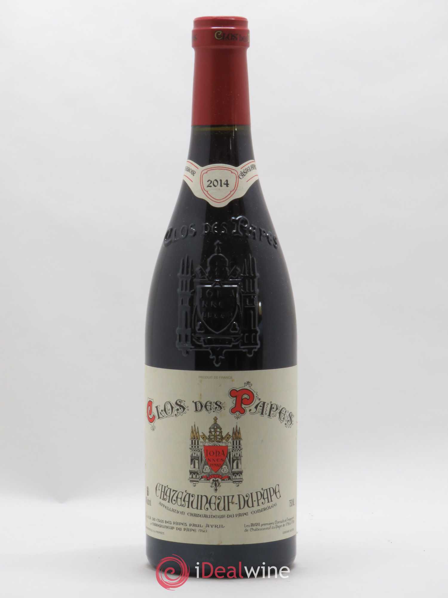 Châteauneuf-du-Pape Clos des Papes - Paul Avril 2014 - Lot de 1 bouteille - 0