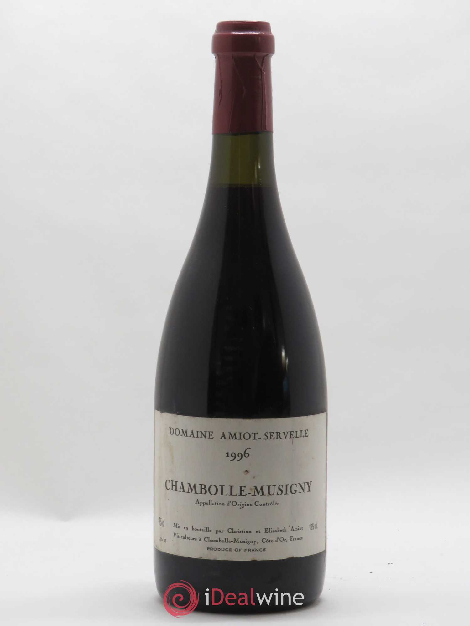 Chambolle-Musigny Amiot-Servelle 1996 - Lot de 1 bouteille - 0