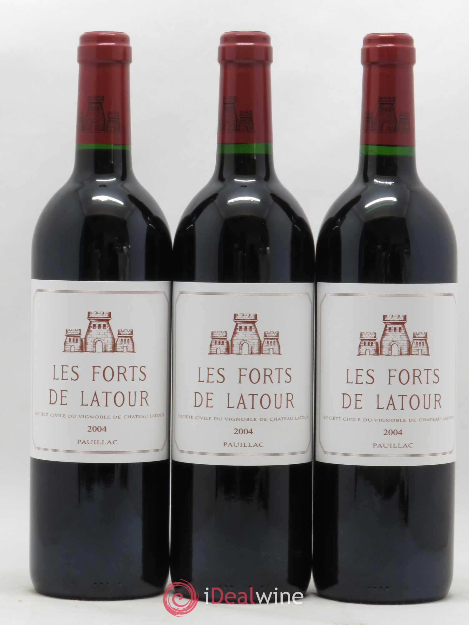 Les Forts de Latour Second Vin 2004 - Lot de 3 bouteilles - 0