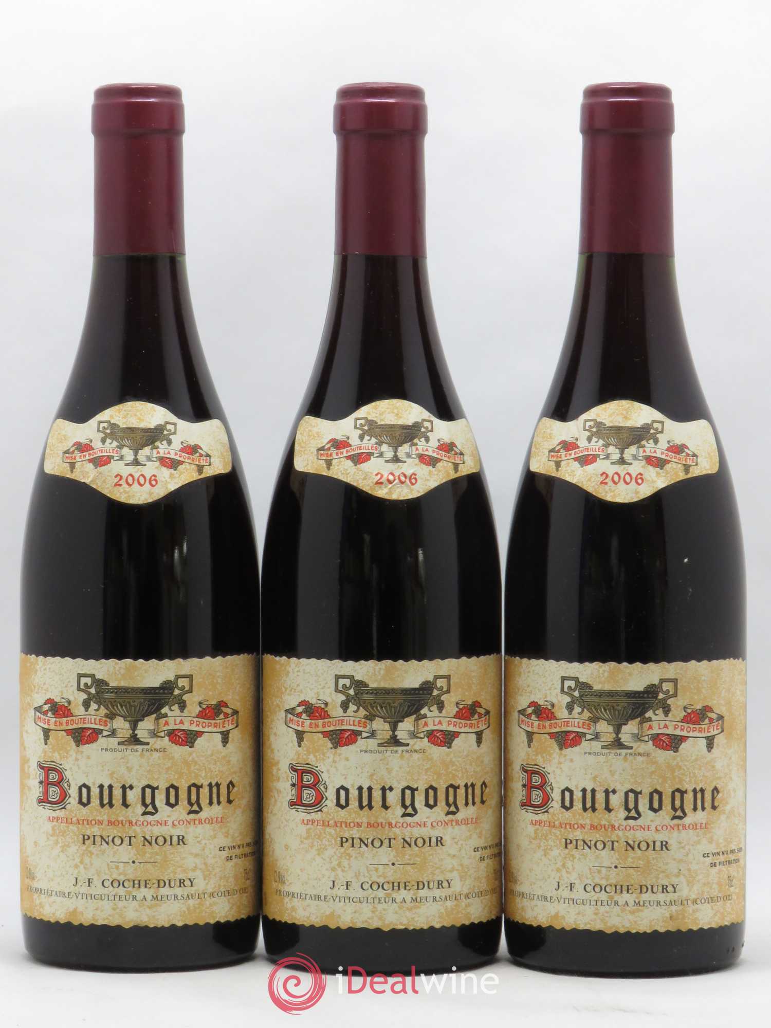 Bourgogne Coche Dury (Domaine) 2006 - Lot de 3 bouteilles - 0