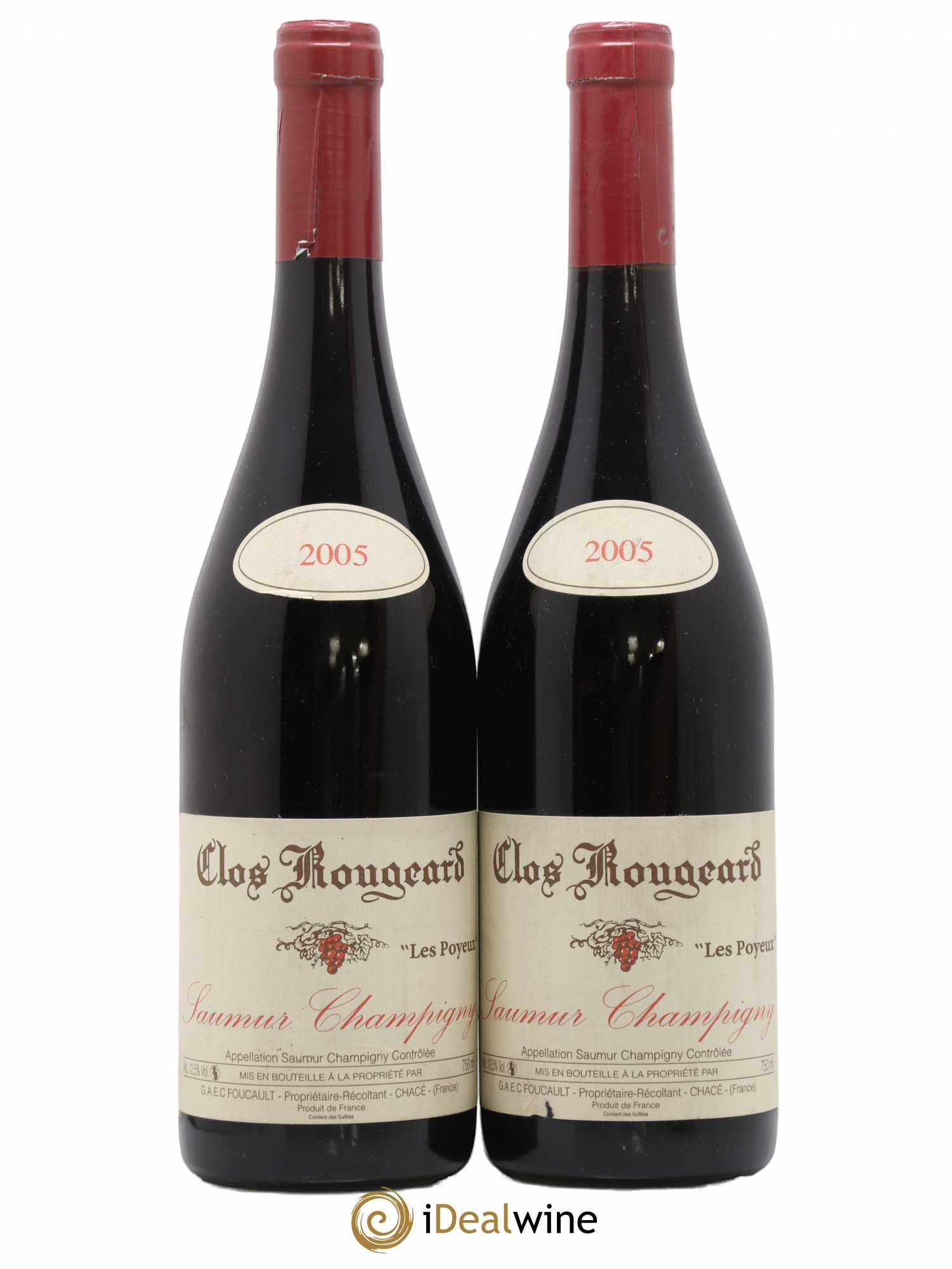 Saumur-Champigny Les Poyeux Clos Rougeard 2005 - Lot de 2 bouteilles - 0