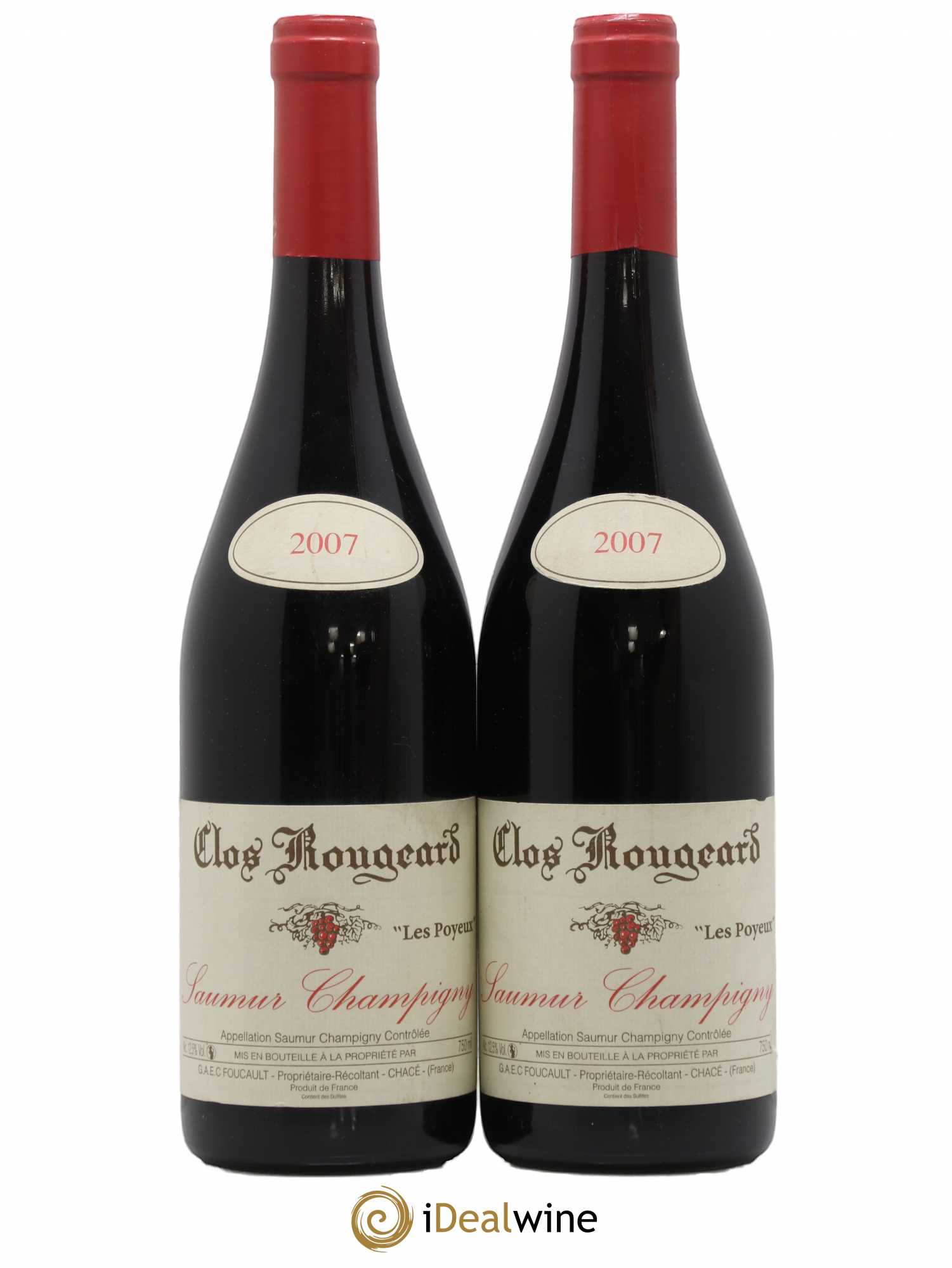 Saumur-Champigny Les Poyeux Clos Rougeard 2007 - Lot de 2 bouteilles - 0