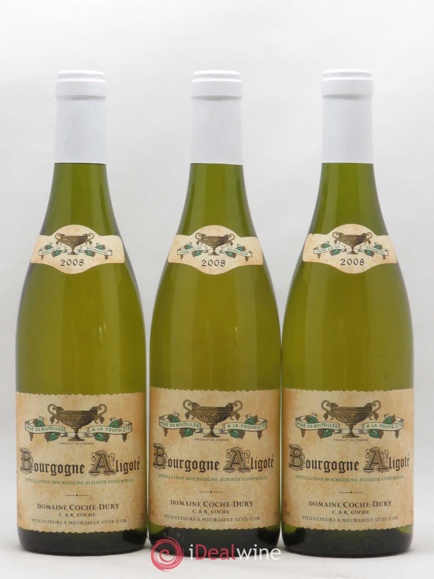 Bourgogne Aligoté Coche Dury (Domaine) 2008 - Lot de 3 bouteilles - 0