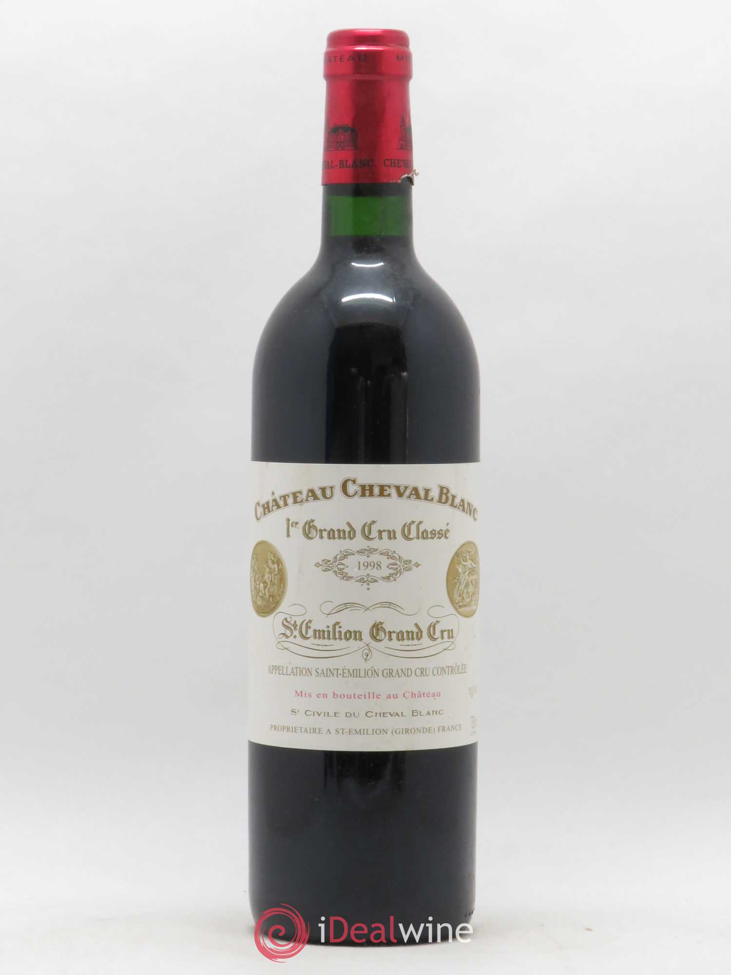 Château Cheval Blanc 1er Grand Cru Classé A 1998 - Lot de 1 bouteille - 0