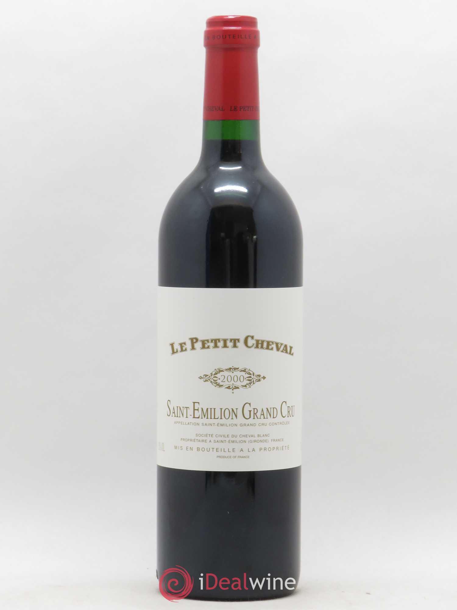 Le Petit Cheval Second Vin 2000 - Lot de 1 bouteille - 0