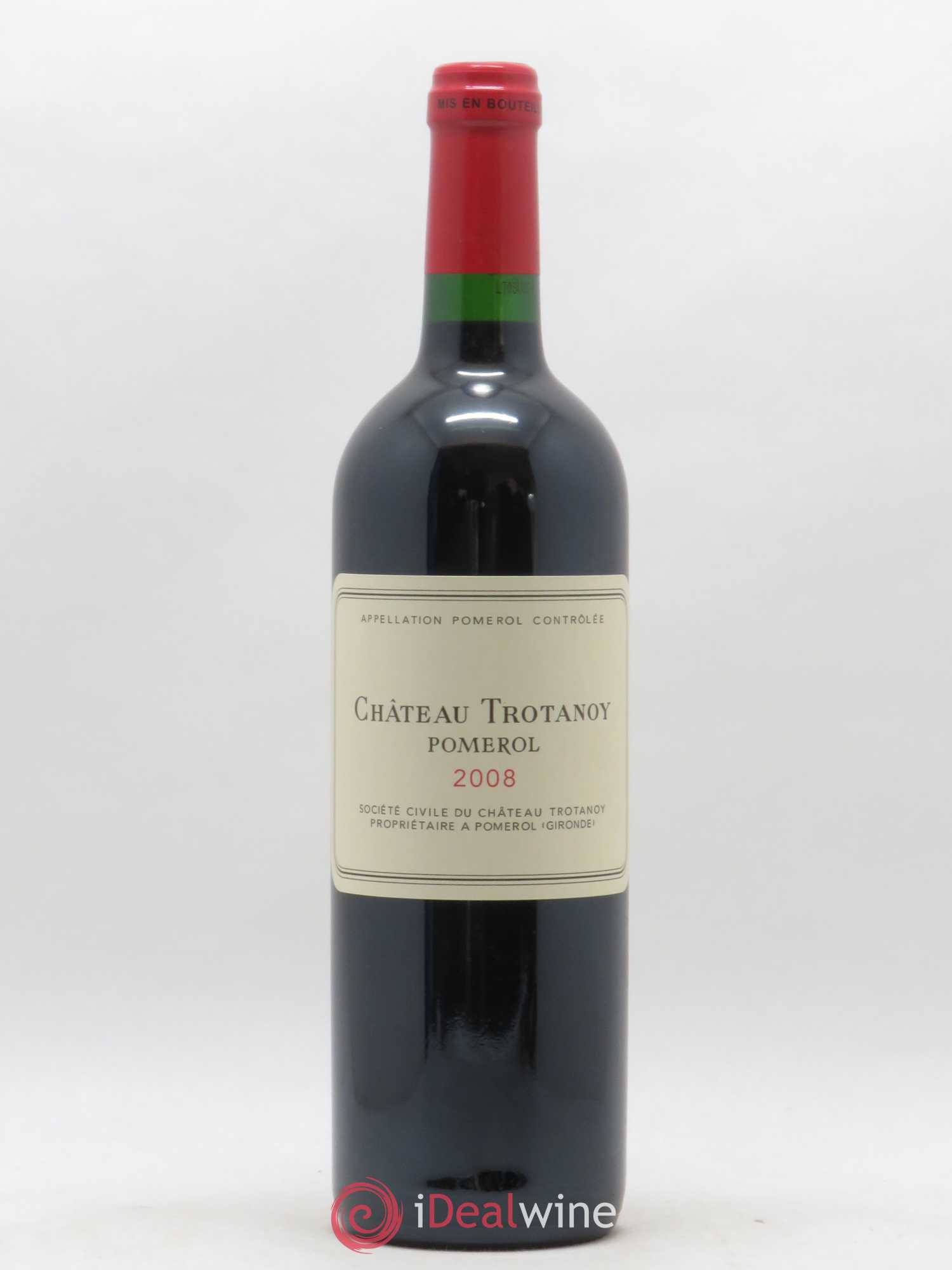 Château Trotanoy 2008 - Lot de 1 bouteille - 0