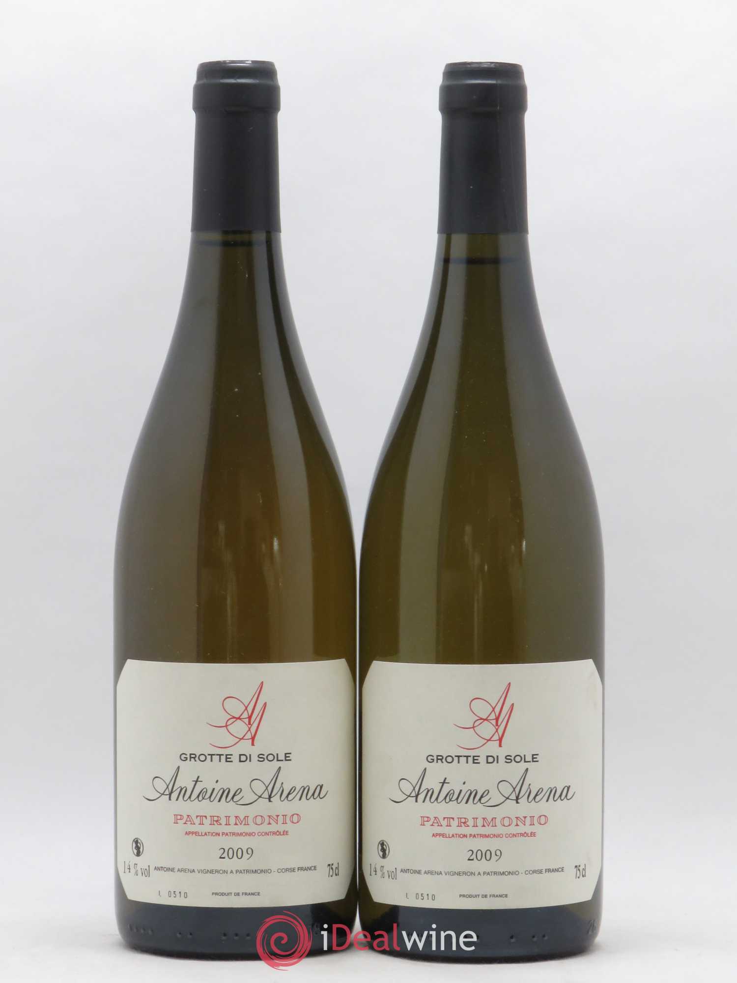 Patrimonio Grotte di Sole Antoine Arena 2009 - Lot de 2 bouteilles - 0