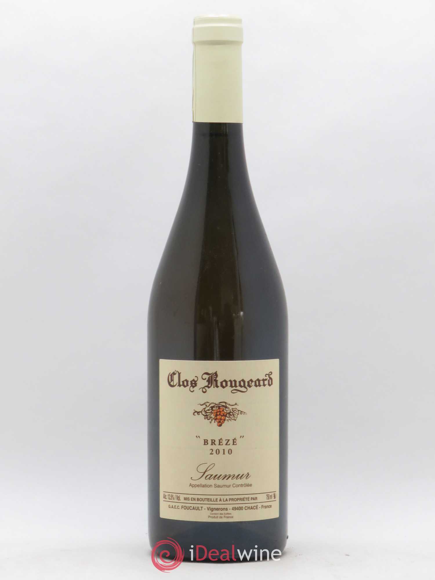 Saumur Brézé Clos Rougeard 2010 - Lot de 1 bouteille - 0