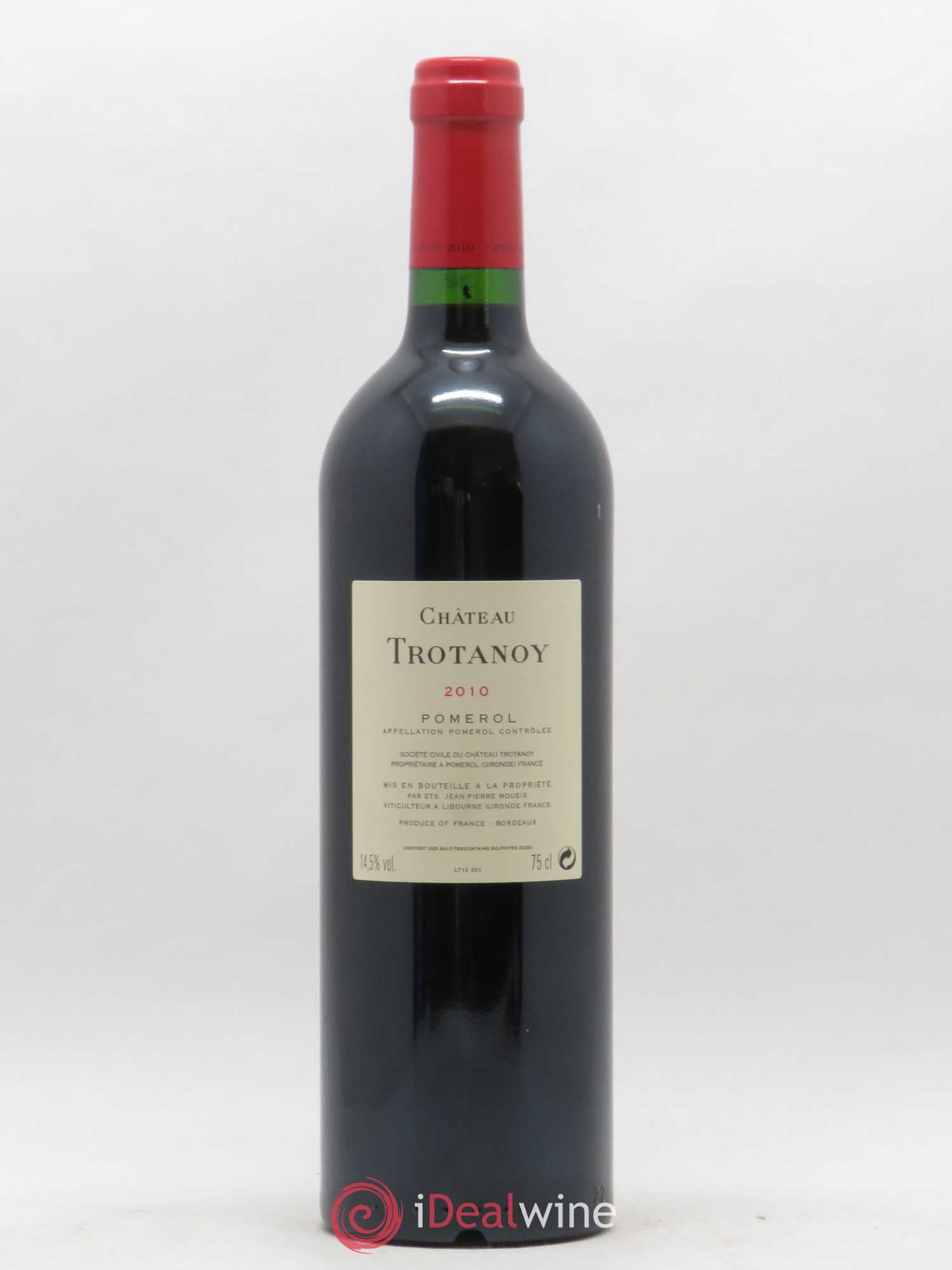 Château Trotanoy 2010 - Lot de 1 bouteille - 1