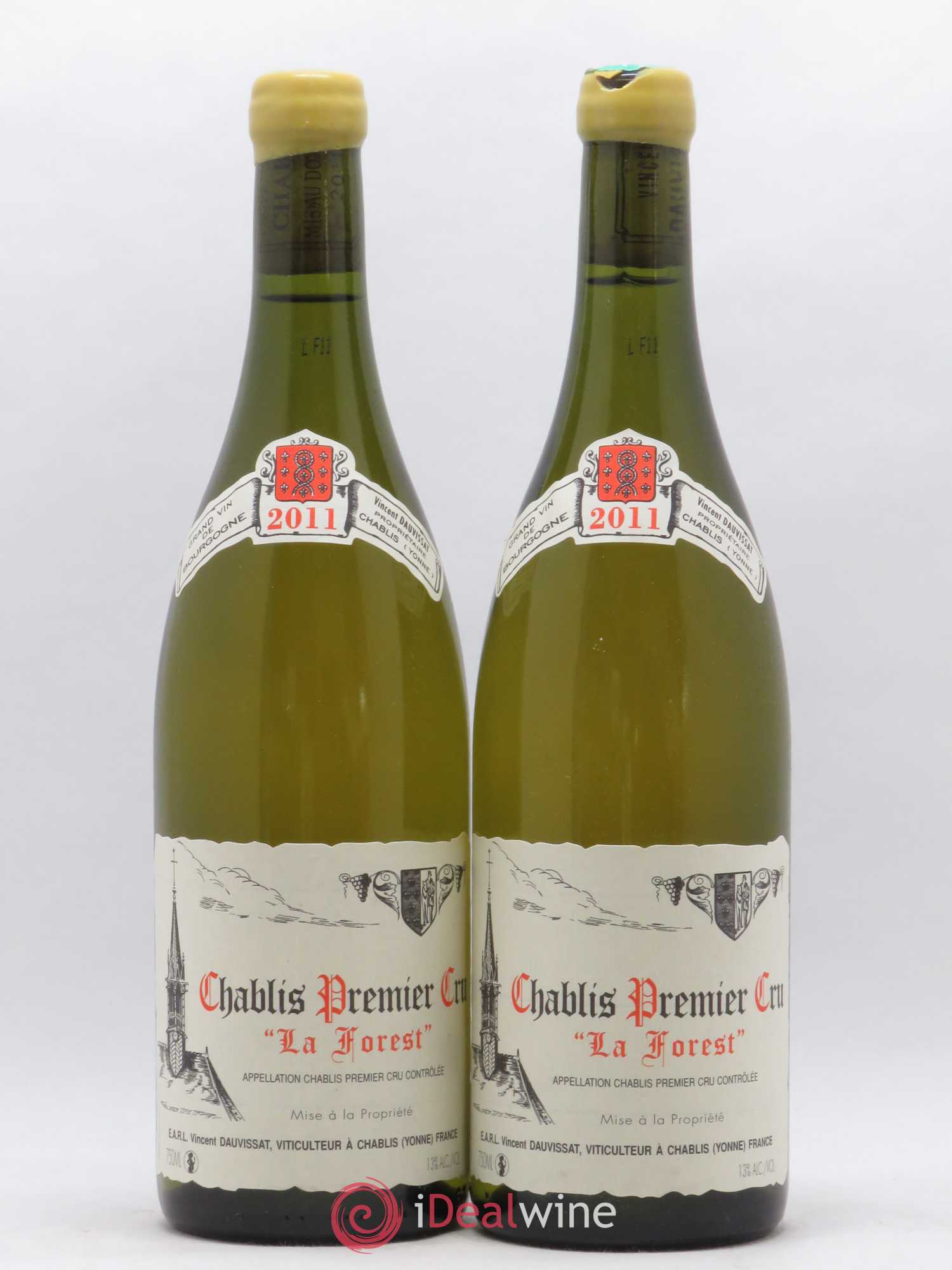 Chablis 1er Cru La Forest Vincent Dauvissat (Domaine) 2011 - Lot de 2 bouteilles - 0