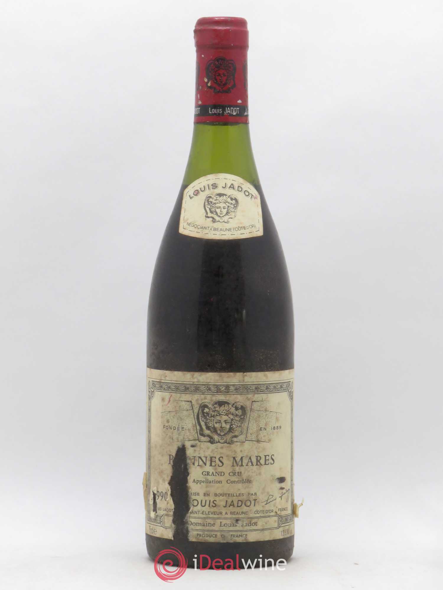 Bonnes-Mares Grand Cru Domaine Louis Jadot 1990 - Lot de 1 bouteille - 0