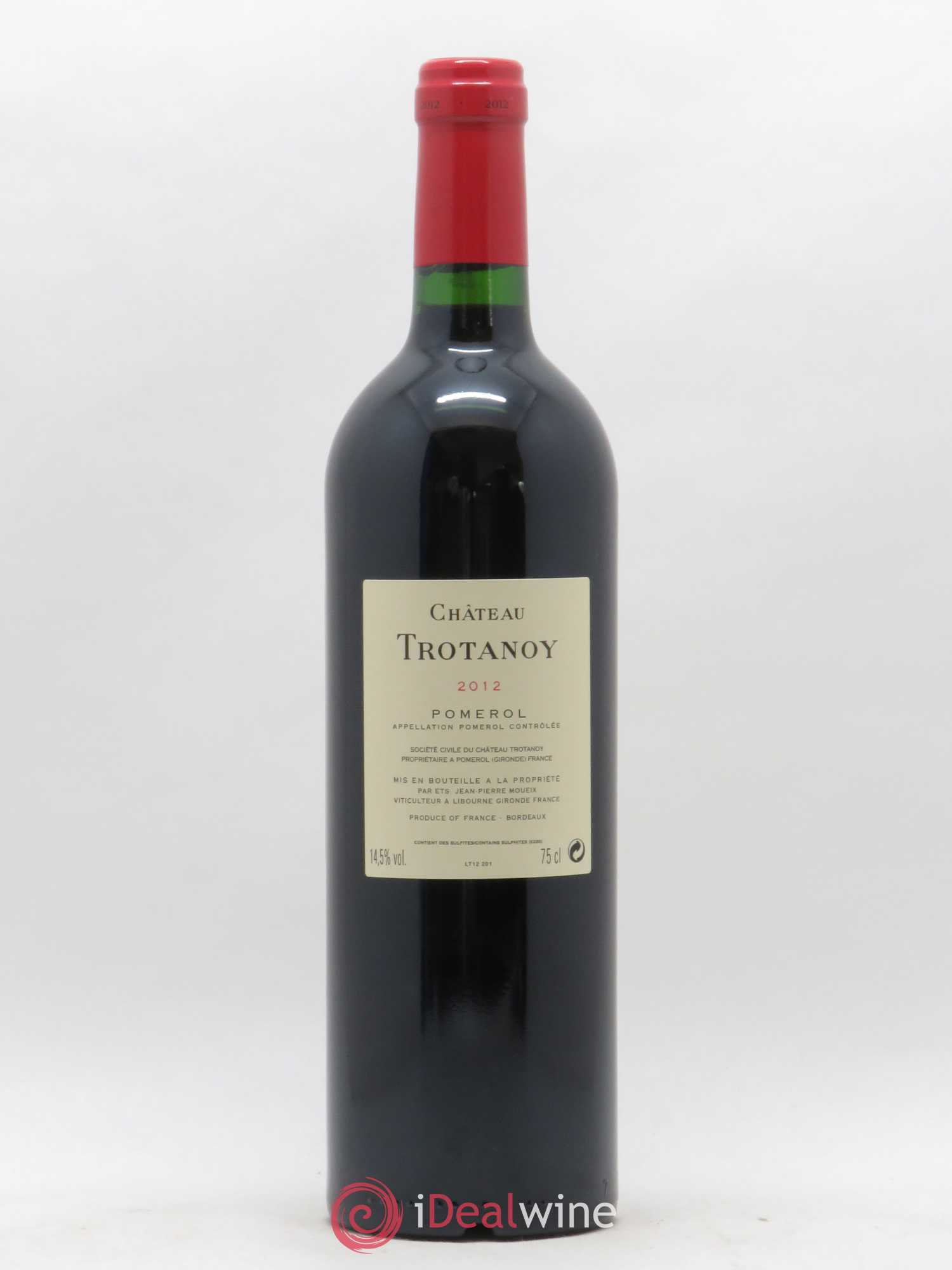 Château Trotanoy 2012 - Lot de 1 bouteille - 1