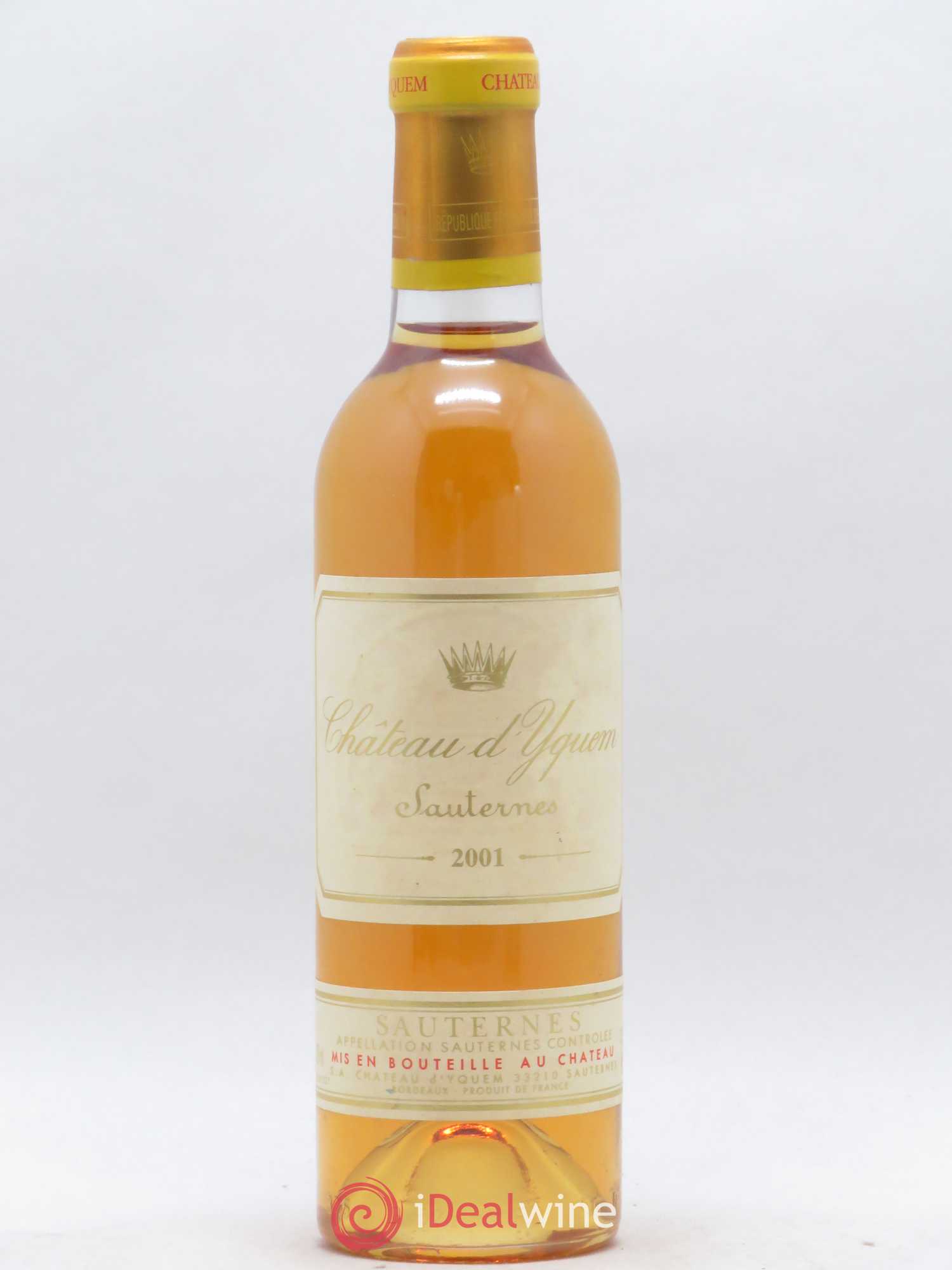 Château d' Yquem 1er Cru Classé Supérieur 2001 - Lotto di 1 mezza bottiglia - 0