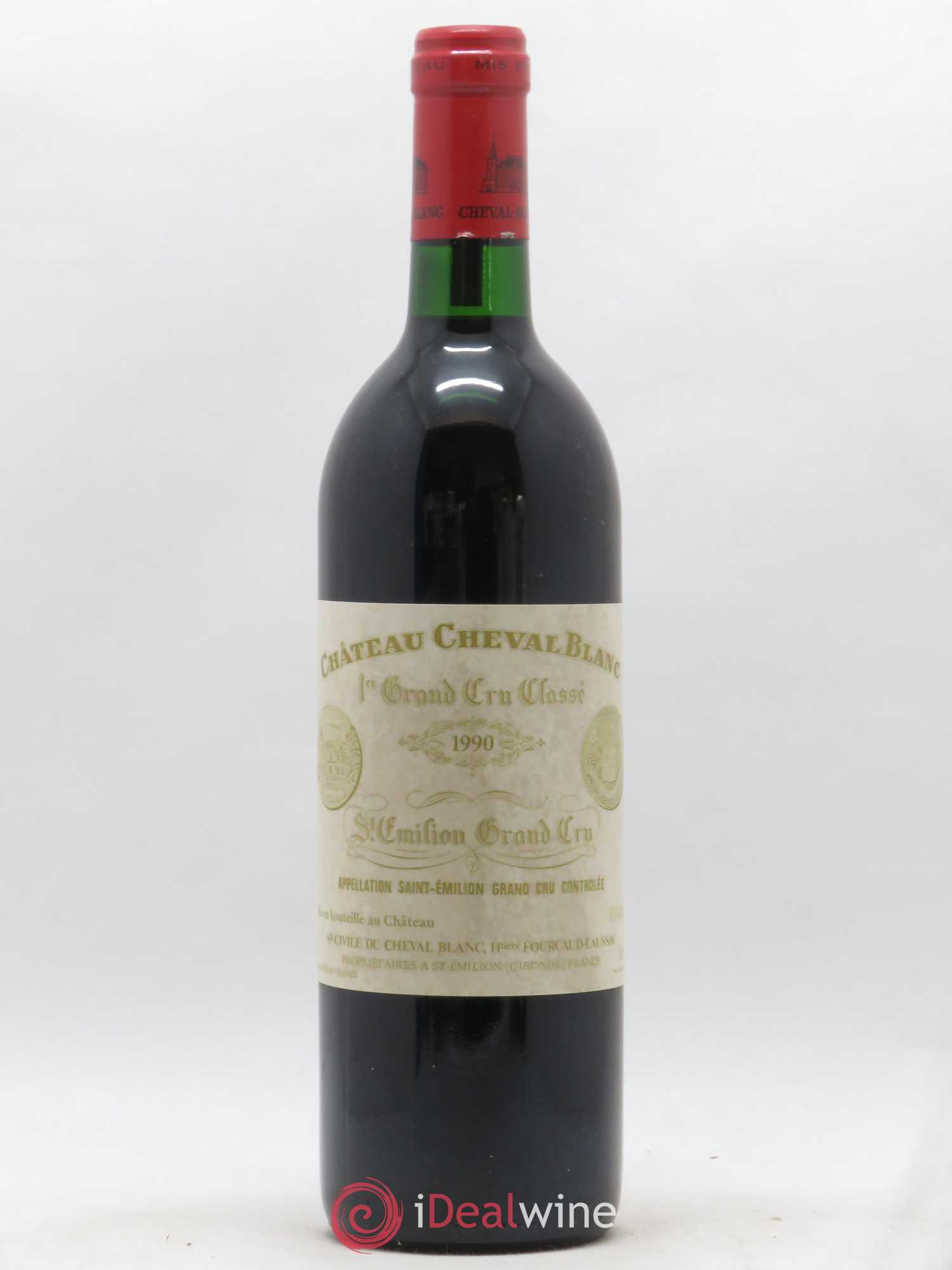 Château Cheval Blanc 1er Grand Cru Classé A 1990 - Lot de 1 bouteille - 0