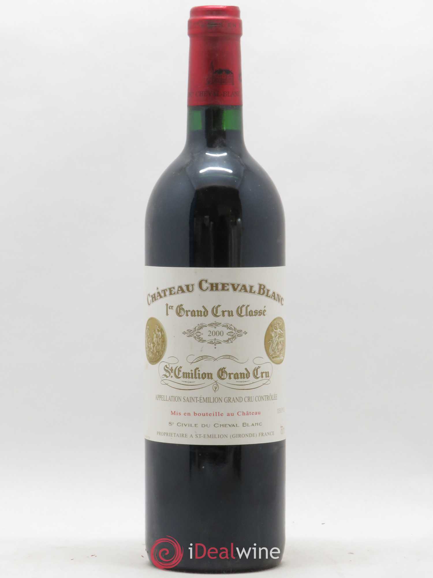 Château Cheval Blanc 1er Grand Cru Classé A 2000 - Lot de 1 bouteille - 0