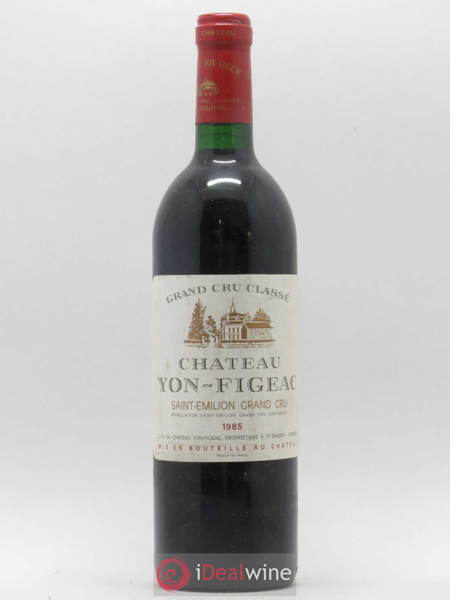 Château Yon Figeac Grand Cru Classé 1985 - Lot de 1 bouteille - 0