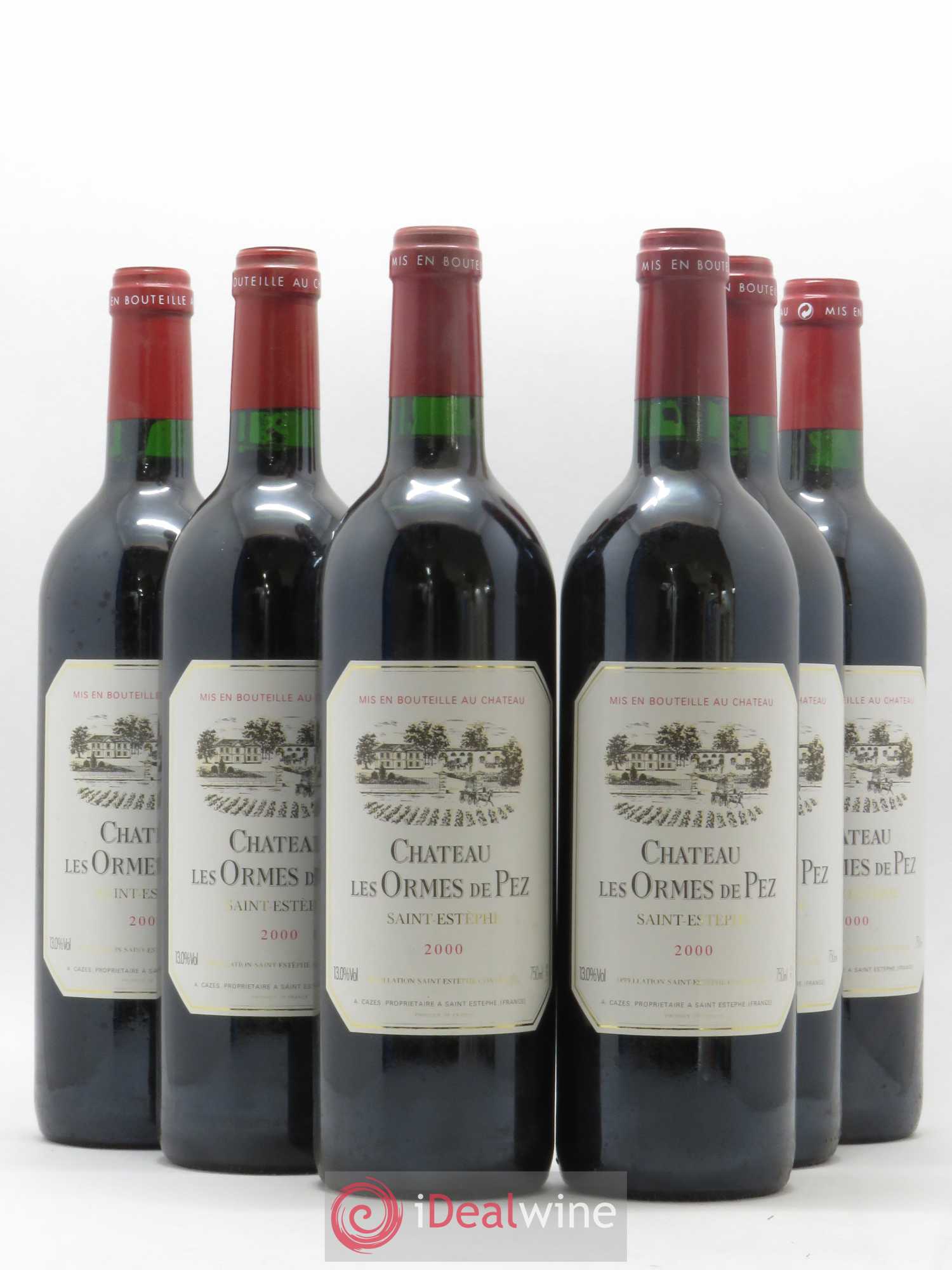 Château les Ormes de Pez 2000 - Lot de 6 bouteilles - 0